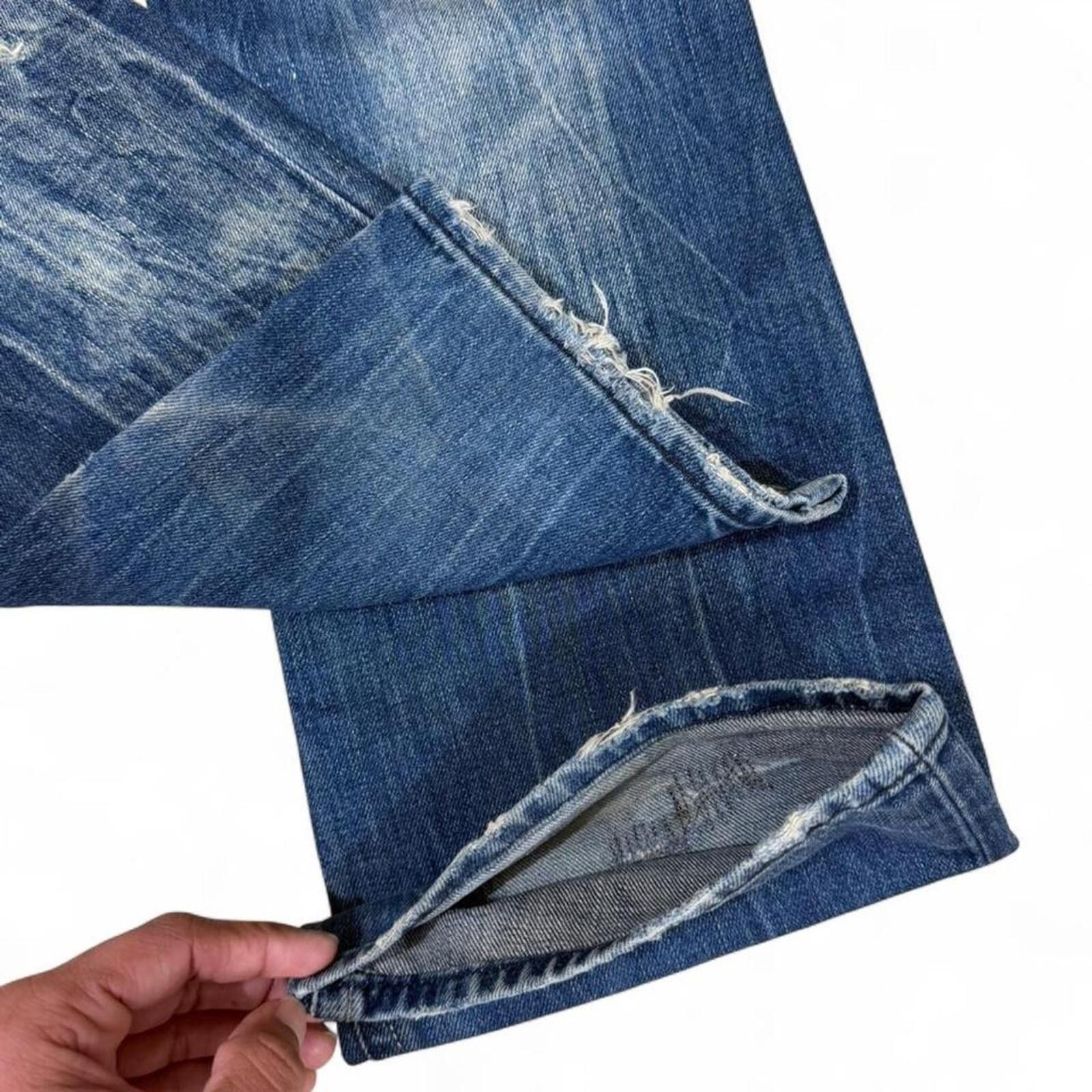 True Religion Buckaroo vintage denim jeans flap pockets mud wash shade Size 30" / US 8 / IT 44 - 8 Thumbnail