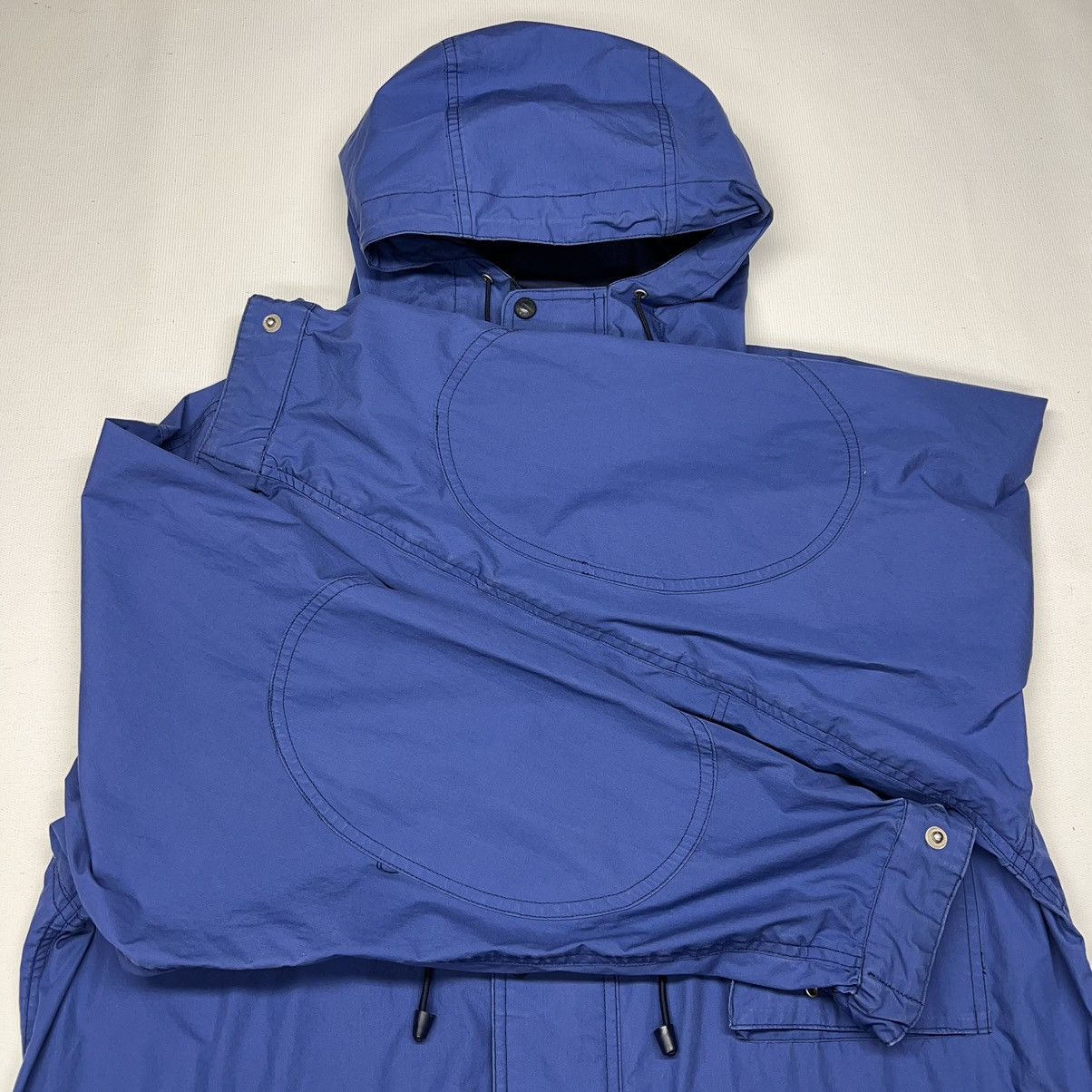 London Fog × Vintage VTG London Fog Jacket Blue Pocket Hood Zip Long Coat Towne Size US L / EU 52-54 / 3 - 5 Thumbnail