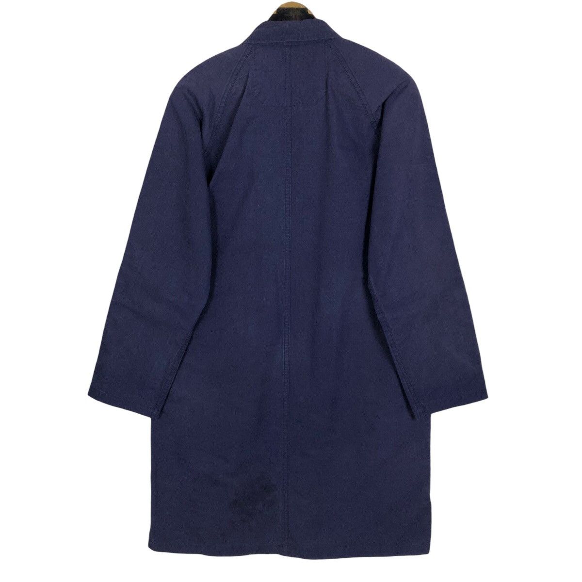 Blue Blue Japan × Indigo × Japanese Brand Vintage Blue Blue Japan Arigato Pure Indigo Long Coat Size US M / EU 48-50 / 2 - 7 Thumbnail
