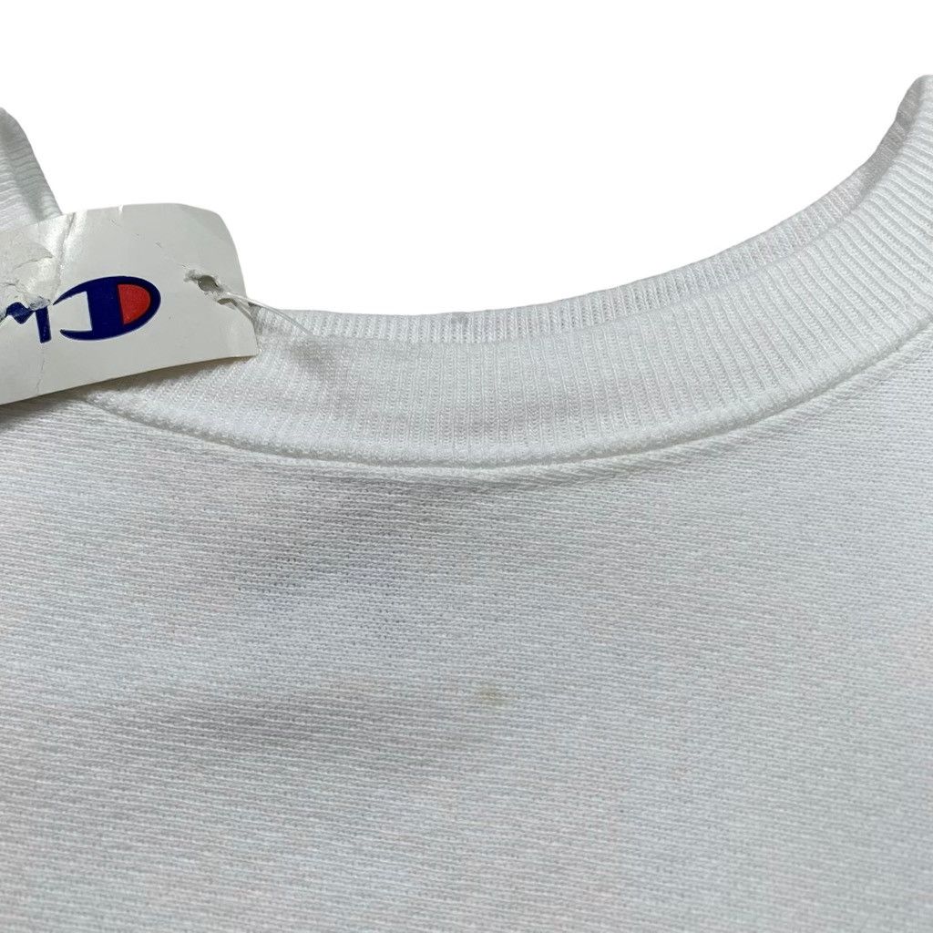 Champion Vintage 90s Champion Reverse Weave White Crewneck Sweatshirt Size US XXL / EU 58 / 5 - 4 Thumbnail