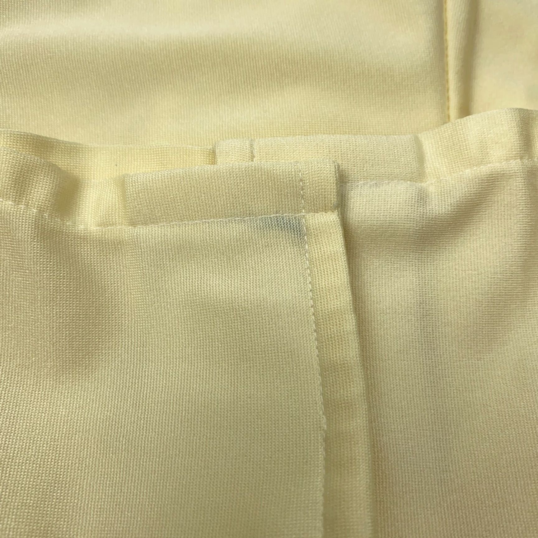 Arrow VINTAGE Arrow Shirt Mens 14.5 Beige Short Sleeve Nylon 70s Button-Up Size US M / EU 48-50 / 2 - 8 Thumbnail