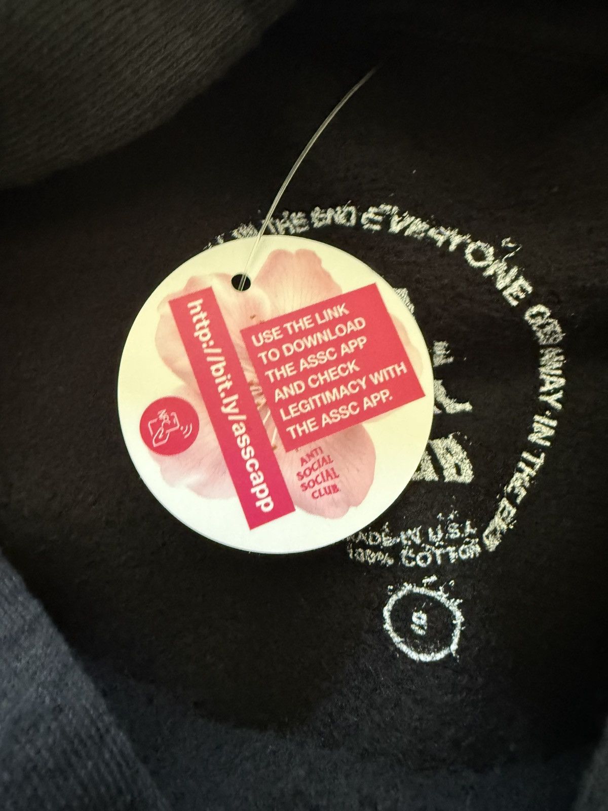 Anti Social Social Club × Fragment Design Anti Social Social Club x Fragment Hoodie Black Pink Half S Size US S / EU 44-46 / 1 - 3 Thumbnail