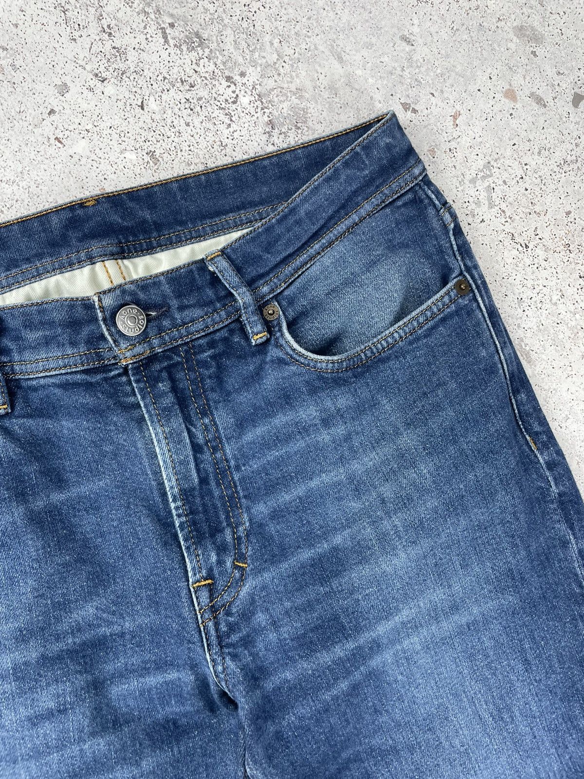 Acne Studios Acne Studios Skinny Fit Jeans North-Dark Blue Size US 30 / EU 46 - 7 Thumbnail