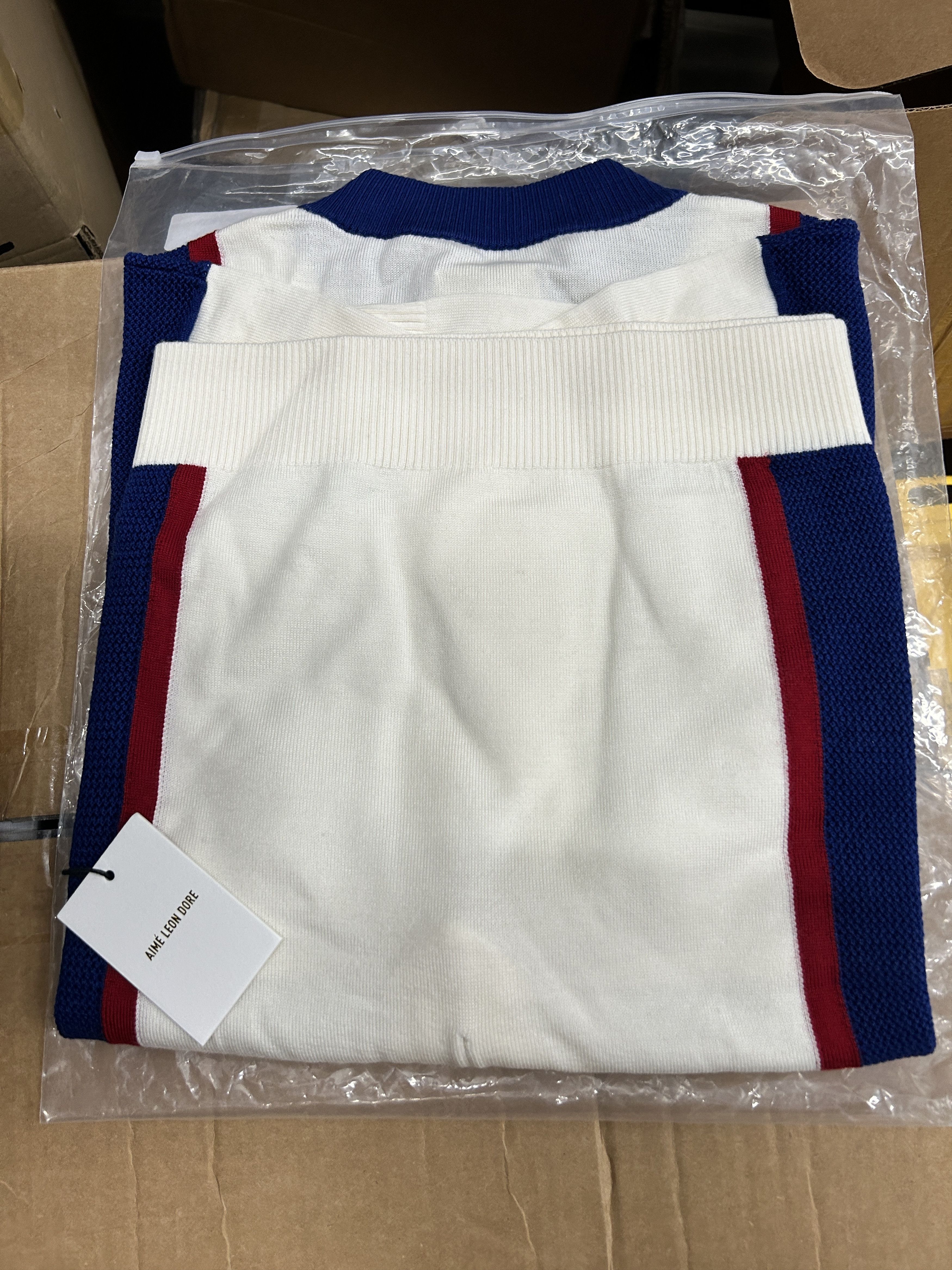 Aime Leon Dore Knit Long-Sleeve Cycling Jersey Size US XXL / EU 58 / 5 - 10 Thumbnail