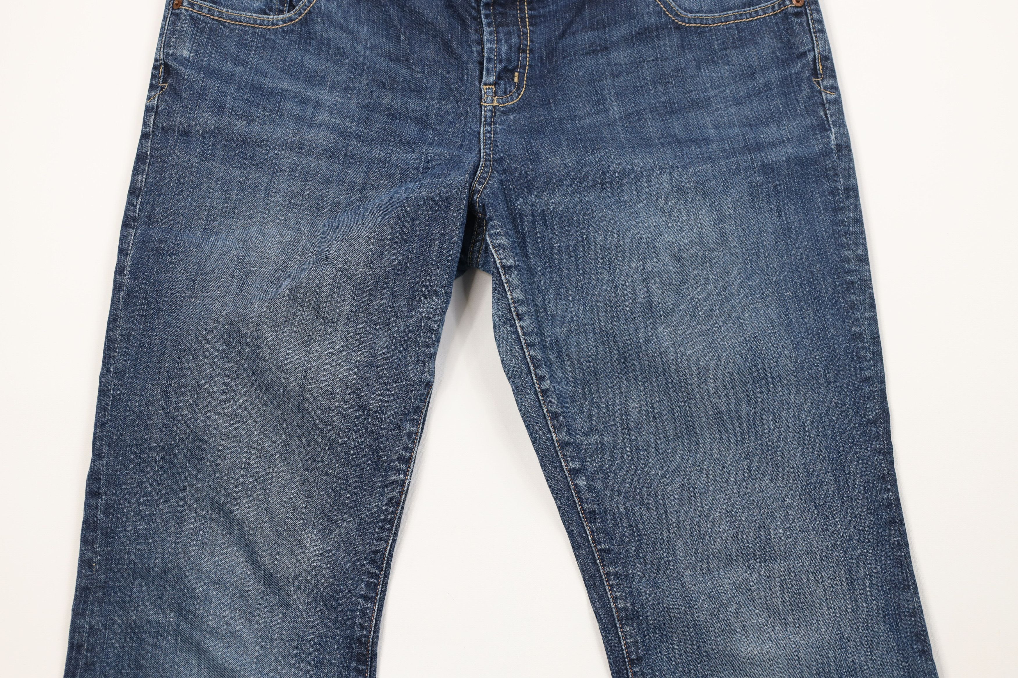 American Eagle Outfitters Vintage 90s Y2K American Eagle Flared Wide Leg Jeans Blue Size 36" / US 14 / IT 50 - 3 Thumbnail