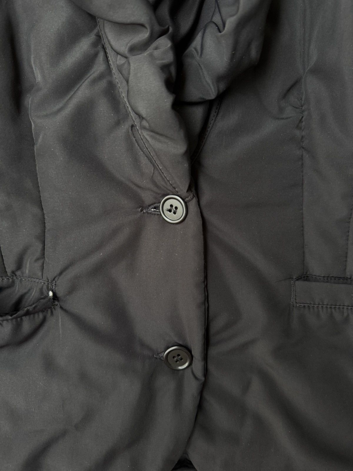 Hussein Chalayan Hussein Chalayan 2000's Ruffle Collar Hybrid Down Jacket Size M / US 6-8 / IT 42-44 - 3 Thumbnail