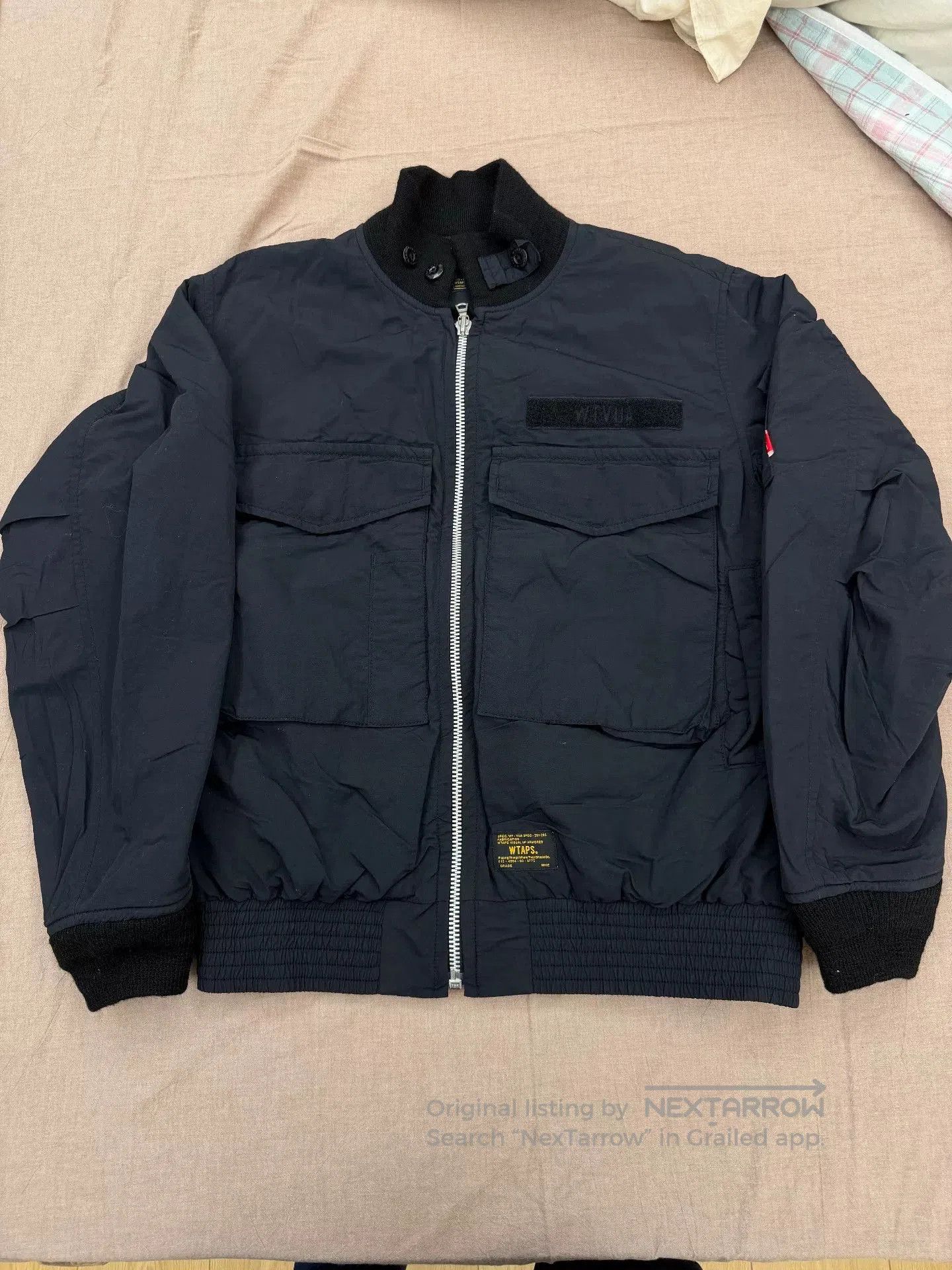 Wtaps WTAPS MA-1 Flight Jacket Black | Grailed
