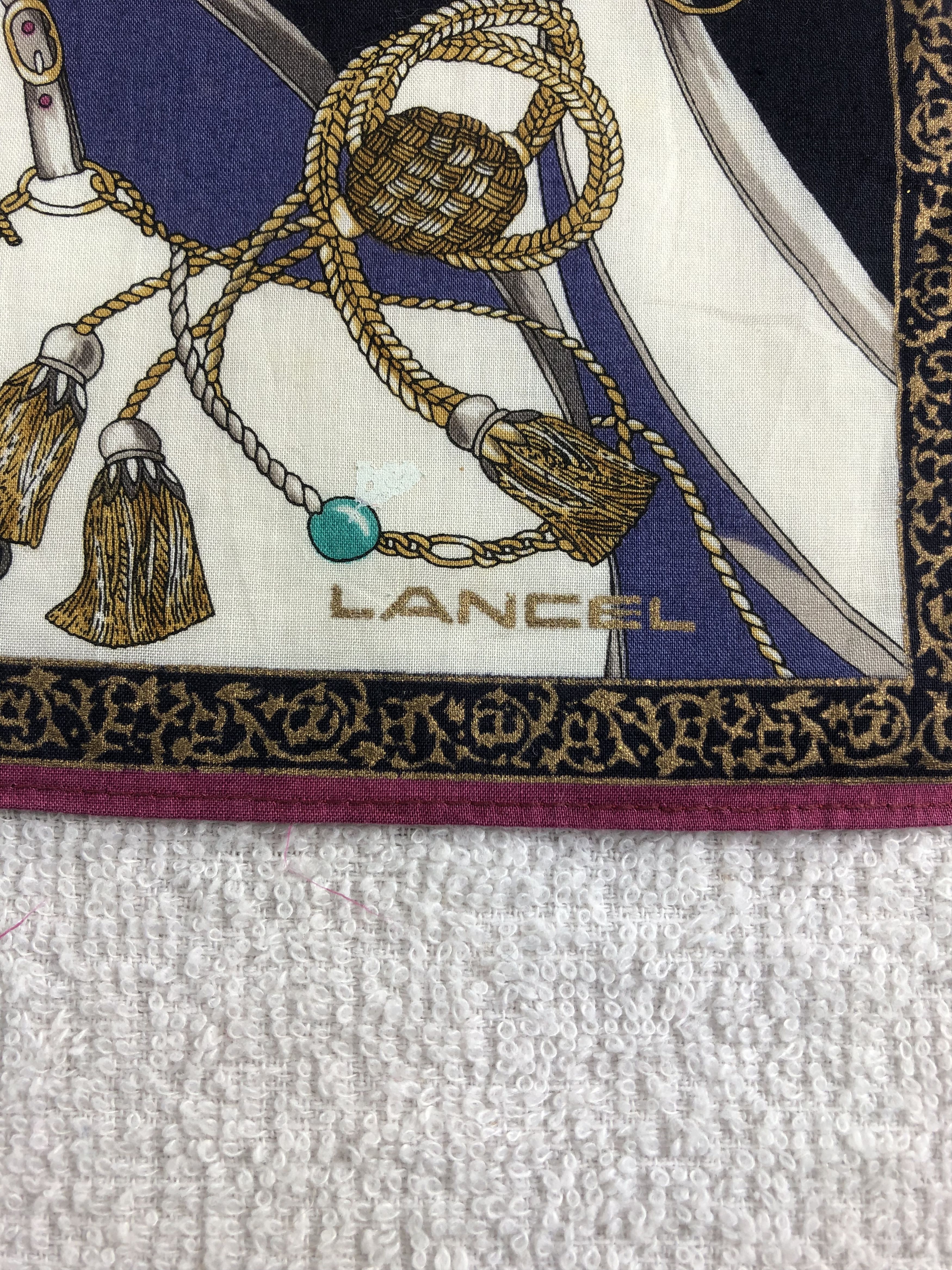 Lancel Lancel Handkerchief / Bandana / Neckerchief C315 Size ONE SIZE - 5 Thumbnail