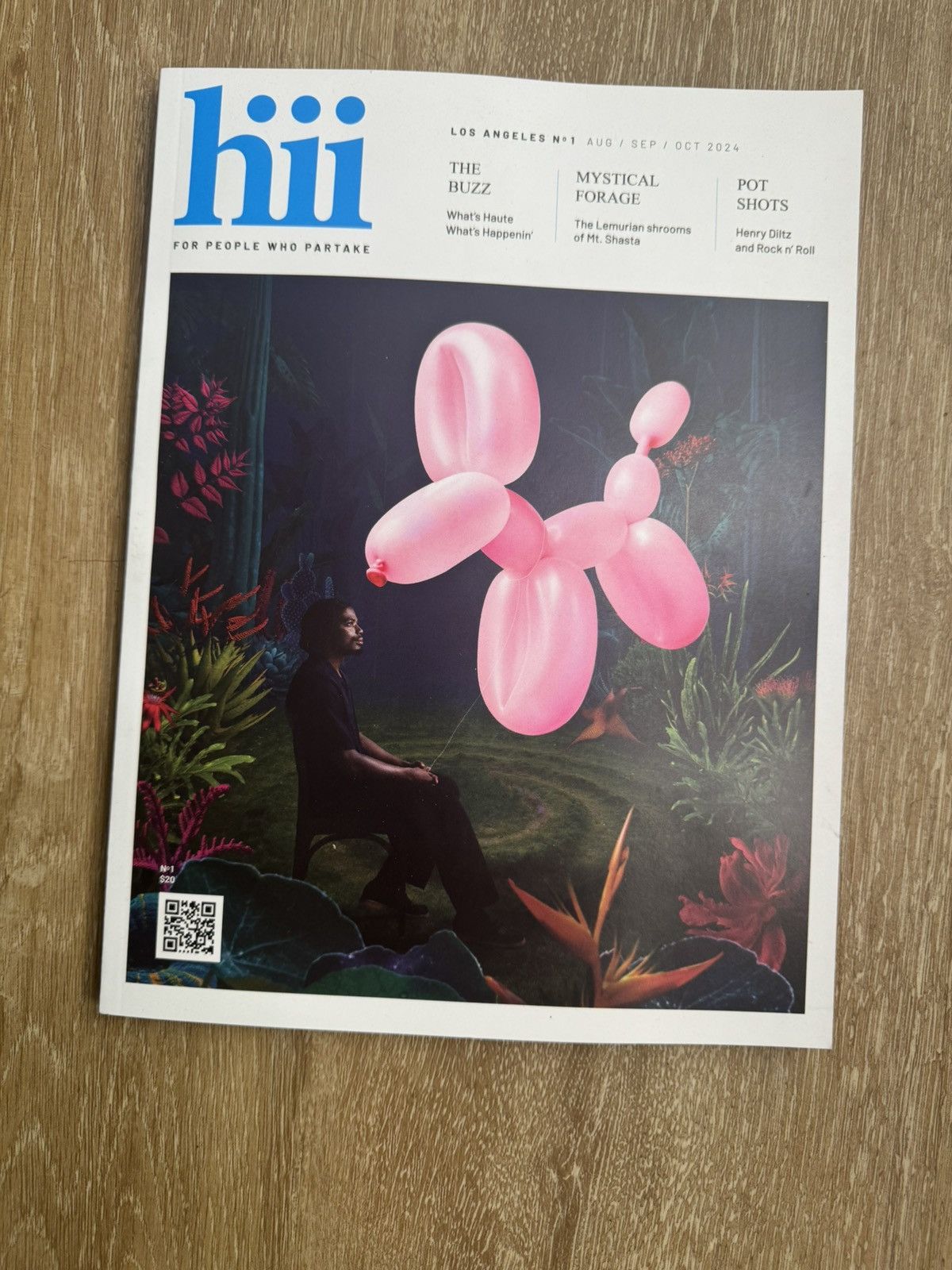 Wiz Khalifa California Hiii Marijuana Culture #1 Magazine (High Times) Size ONE SIZE - 2 Thumbnail
