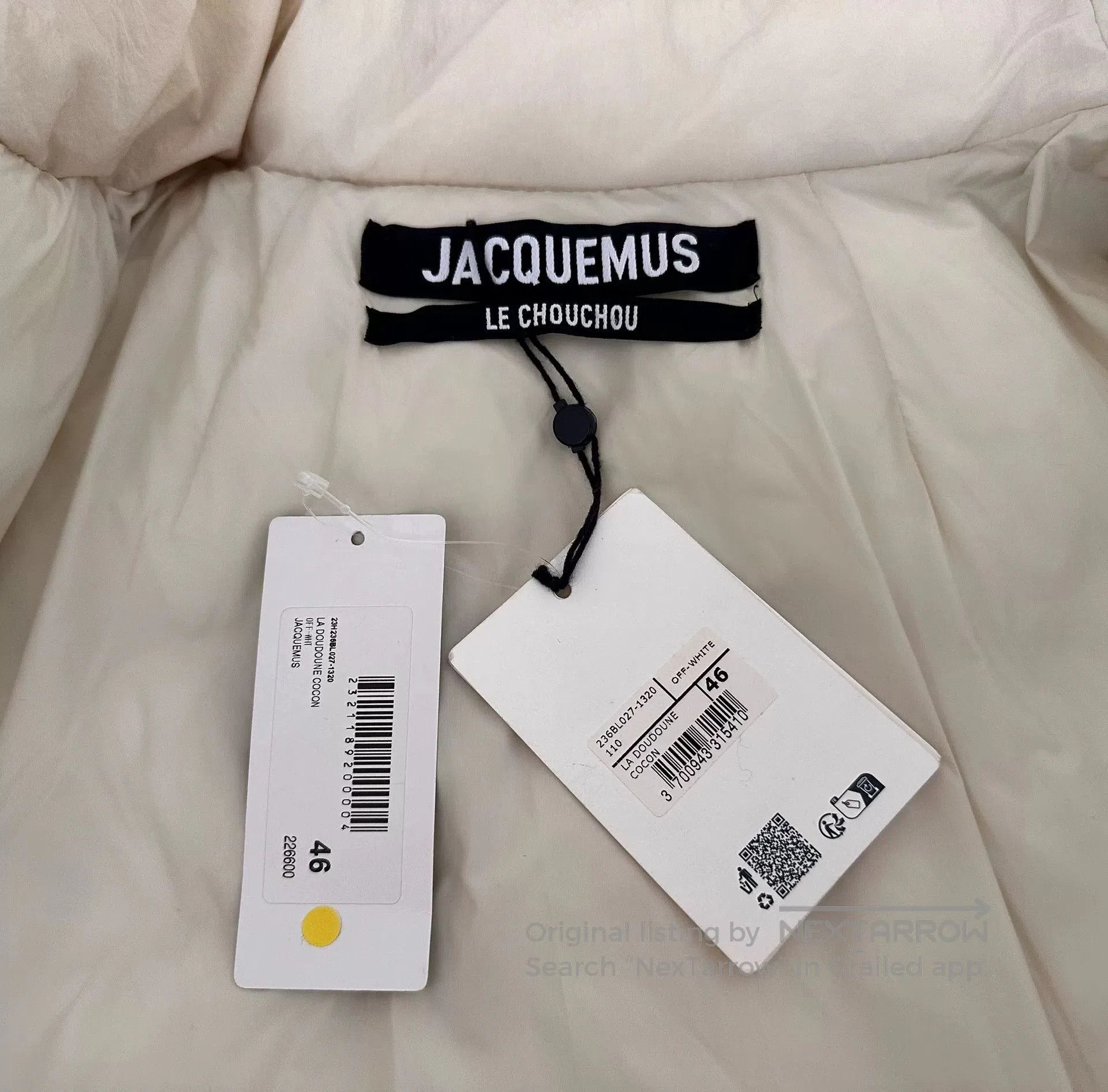 Jacquemus Jacquemus La Doudoune Quilted Short Jacket. Size L / US 10 / IT 46 - 4 Thumbnail
