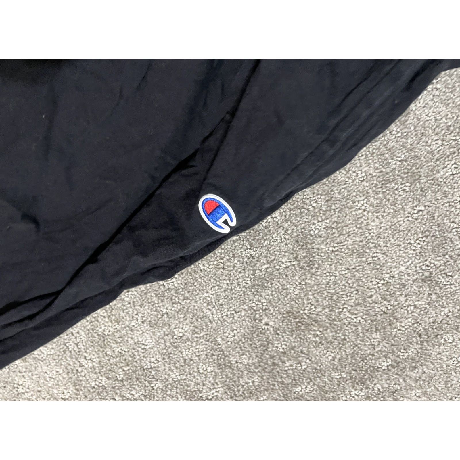 Champion Champion Sweatpants Mens Medium Black Tapered Athletic Pants Gym Workout Regular Fit Adult Pants Men Black Sweatpants 28in Inseam Regular Size US 31 - 3 Thumbnail