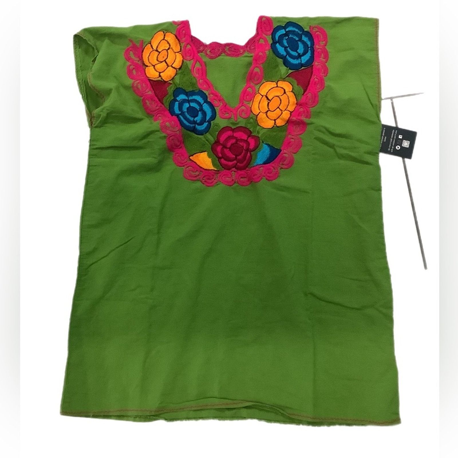 Vintage Embroidered Mexican Blouse Size XL / US 12-14 / IT 48-50 - 1 Thumbnail