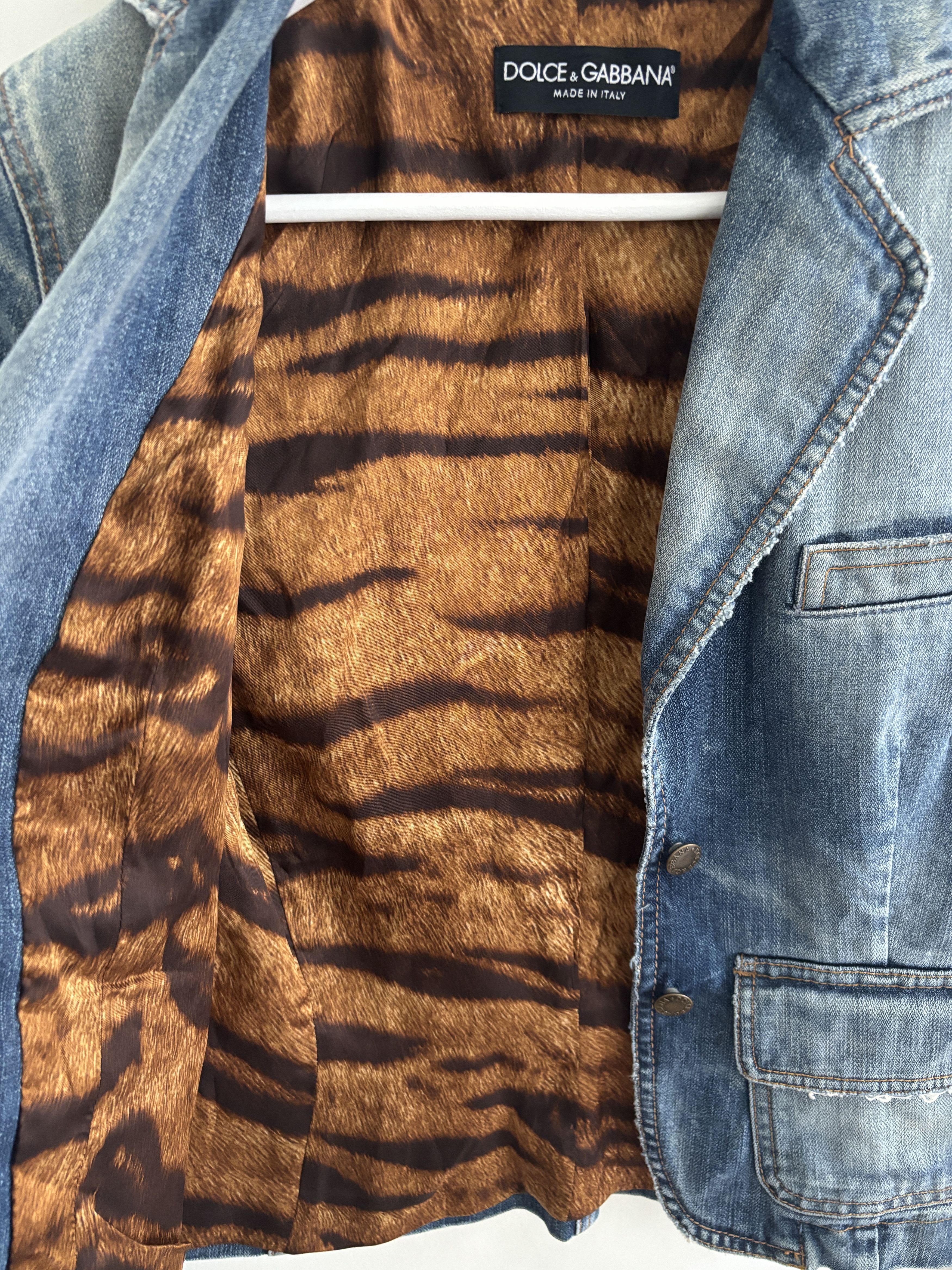 Dolce & Gabbana Dolce & Gabbana Jeans Jacket Size S / US 4 / IT 40 - 3 Thumbnail