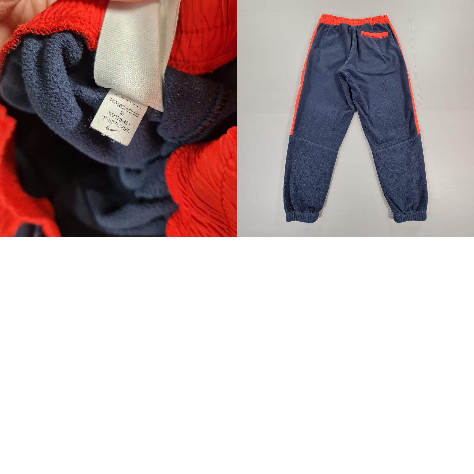 Nike Nike Jogger Mens M Joggers Navy Blue Polar Core Winter Fleece Pant Size US 31 - 8 Thumbnail