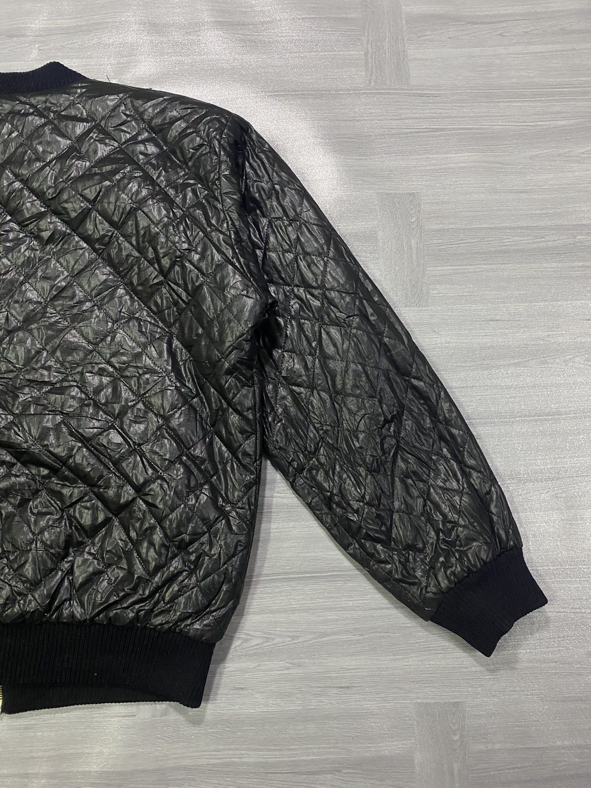 Adidas Adidas Black Quilted Jacket Size M Size US M / EU 48-50 / 2 - 17 Thumbnail