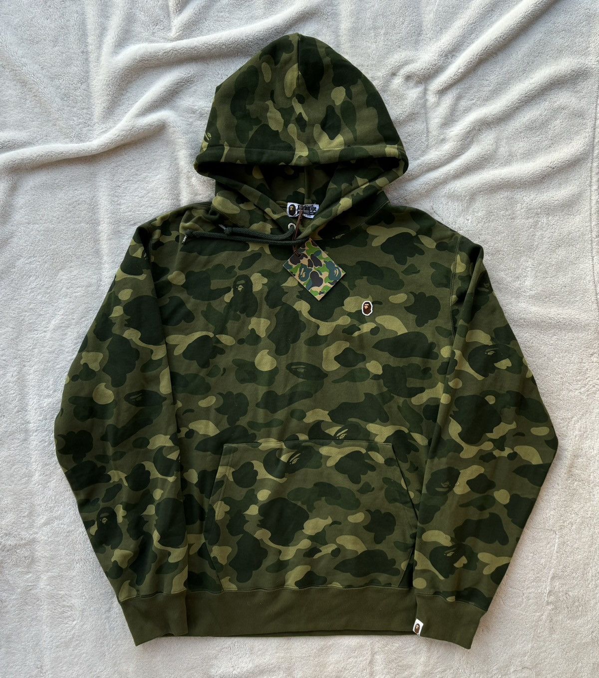 Bape Bape Green Camo One Point Hoodie - 3XL Size US XXL / EU 58 / 5 - 1 Thumbnail