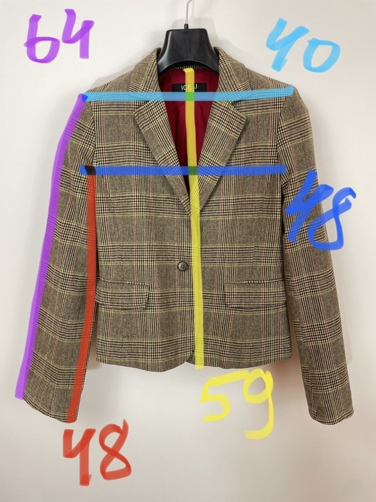 Iceberg ICEBERG Womens Blazer Jacket ICE+J size M Size M / US 6-8 / IT 42-44 - 20 Thumbnail