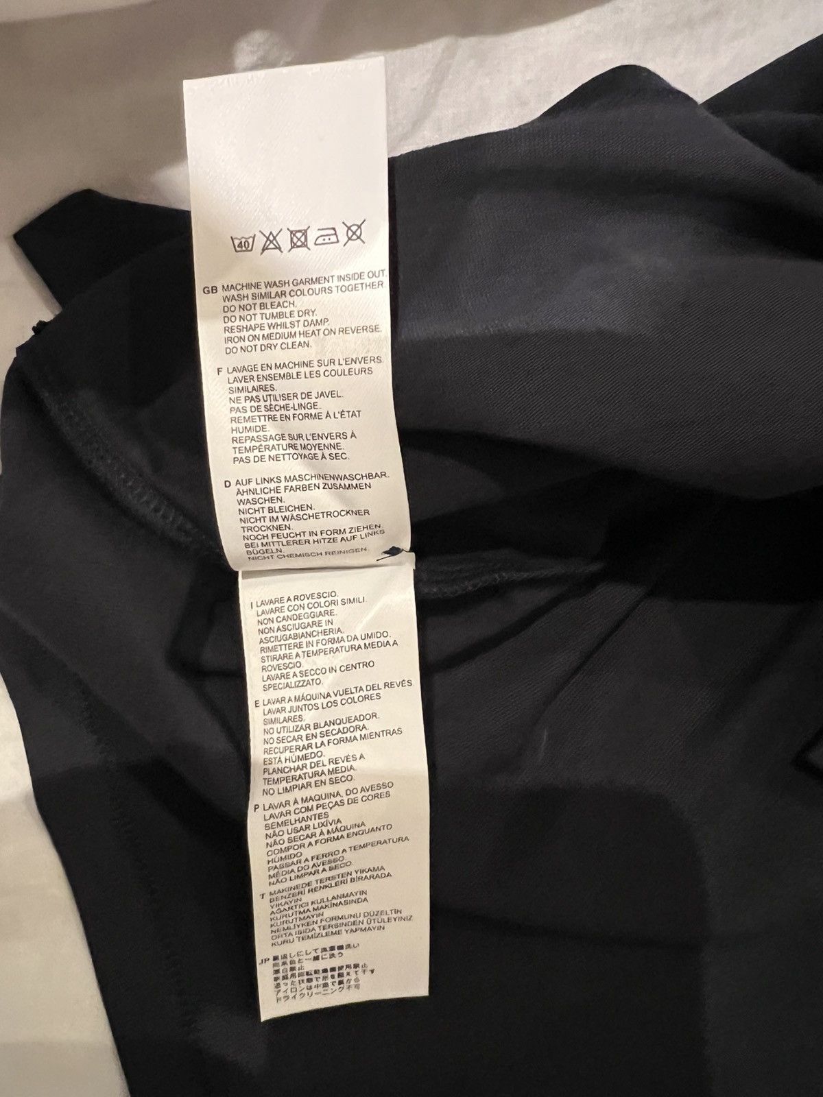 Raf Simons FRED PERRY Raf Simons Printed Jersey Navy XL long sleeve Size US XL / EU 56 / 4 - 11 Thumbnail
