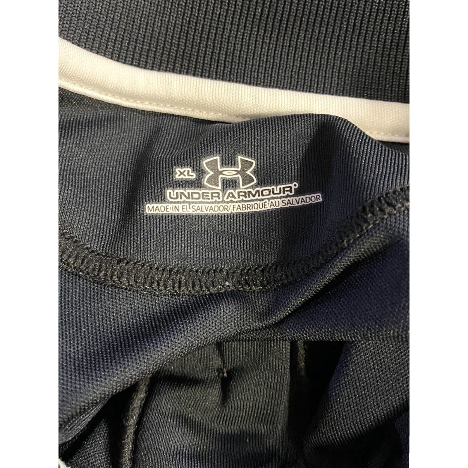 Under Armour Under Armour Polo Golf Shirt Men Black XL Regular Short Sleeve Knit Embroidered Logo HeatGear Classic Golf Sports Shirt Size US XL / EU 56 / 4 - 5 Thumbnail