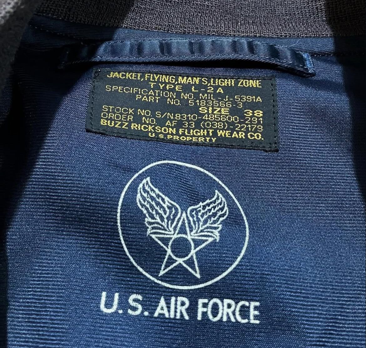 Buzz Rickson's 2000s Buzz Ricksons L-2A Flight Bomber Jacket Size US M / EU 48-50 / 2 - 10 Thumbnail