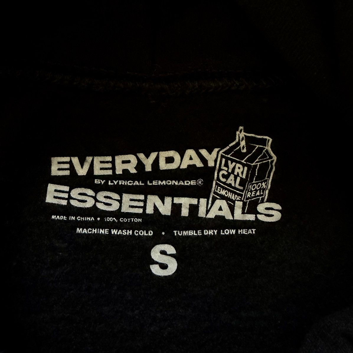 Lyrical Lemonade Lyrical Lemonade "Everyday Essentials" Black Hoodie size S Size US S / EU 44-46 / 1 - 3 Thumbnail