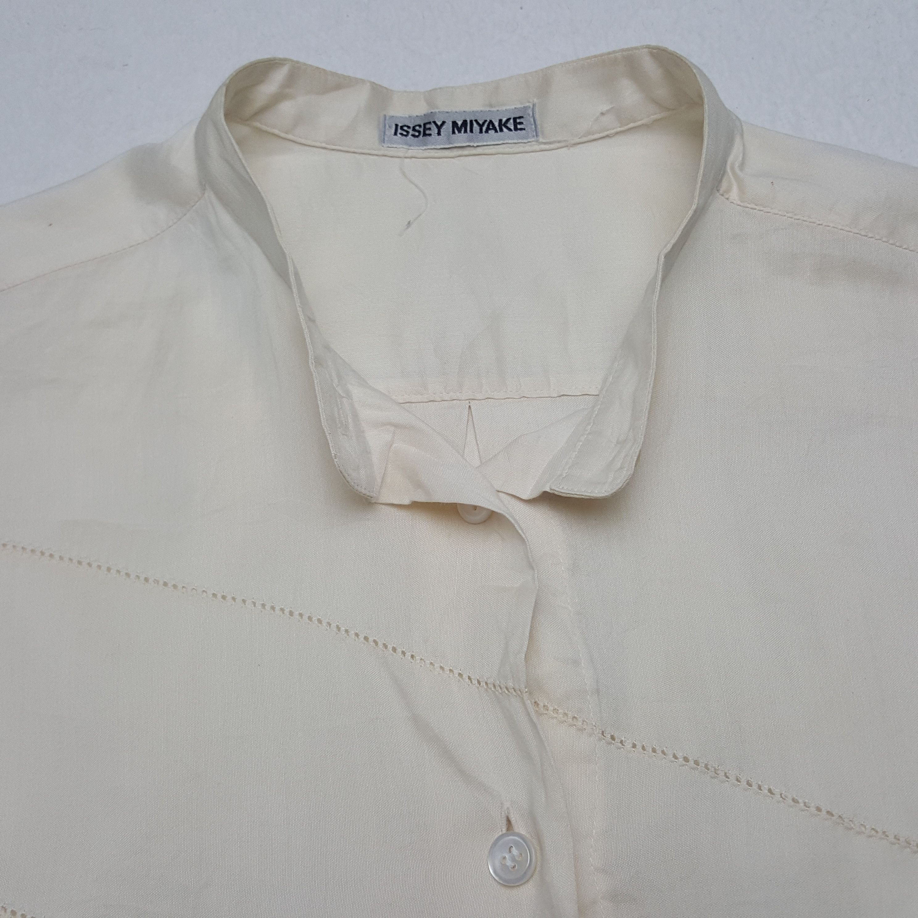 Issey Miyake × Japanese Brand × Vintage Vintage Issey Miyake Japanese Designer Shirt Button Up Size US L / EU 52-54 / 3 - 4 Thumbnail