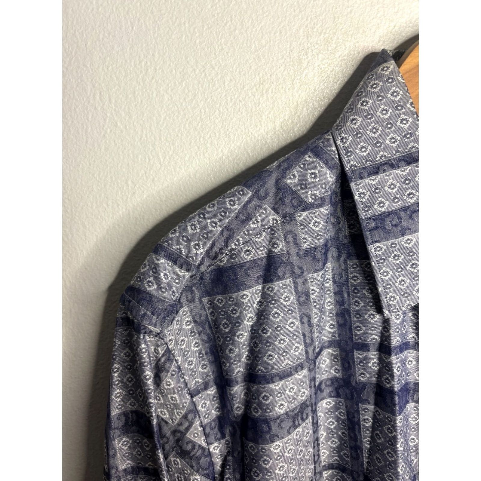 Robert Graham Robert Graham Button-Up Shirt Patchwork Paisley XL Multicolor Mens Long Sleeve Casual Button-Down Shirt Size XL / US 12-14 / IT 48-50 - 2 Thumbnail