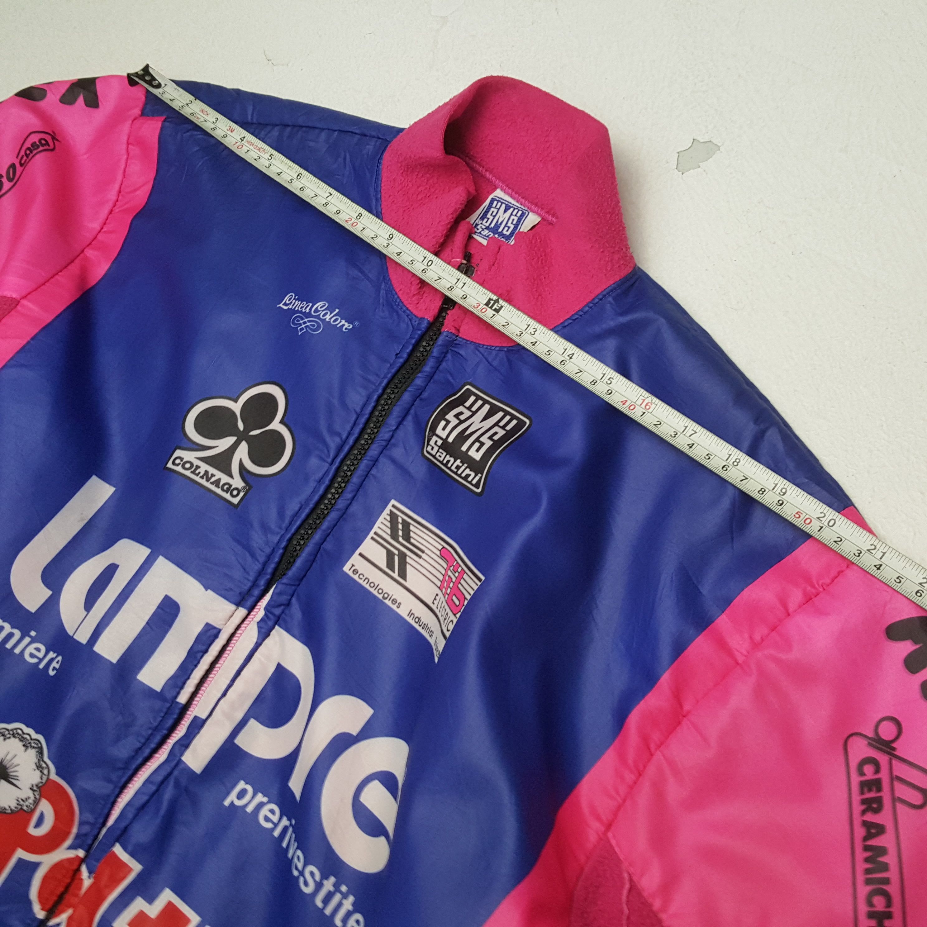 Vintage SMS SANTINI LAMPRE Sports Style Jacket Size US L / EU 52-54 / 3 - 5 Thumbnail