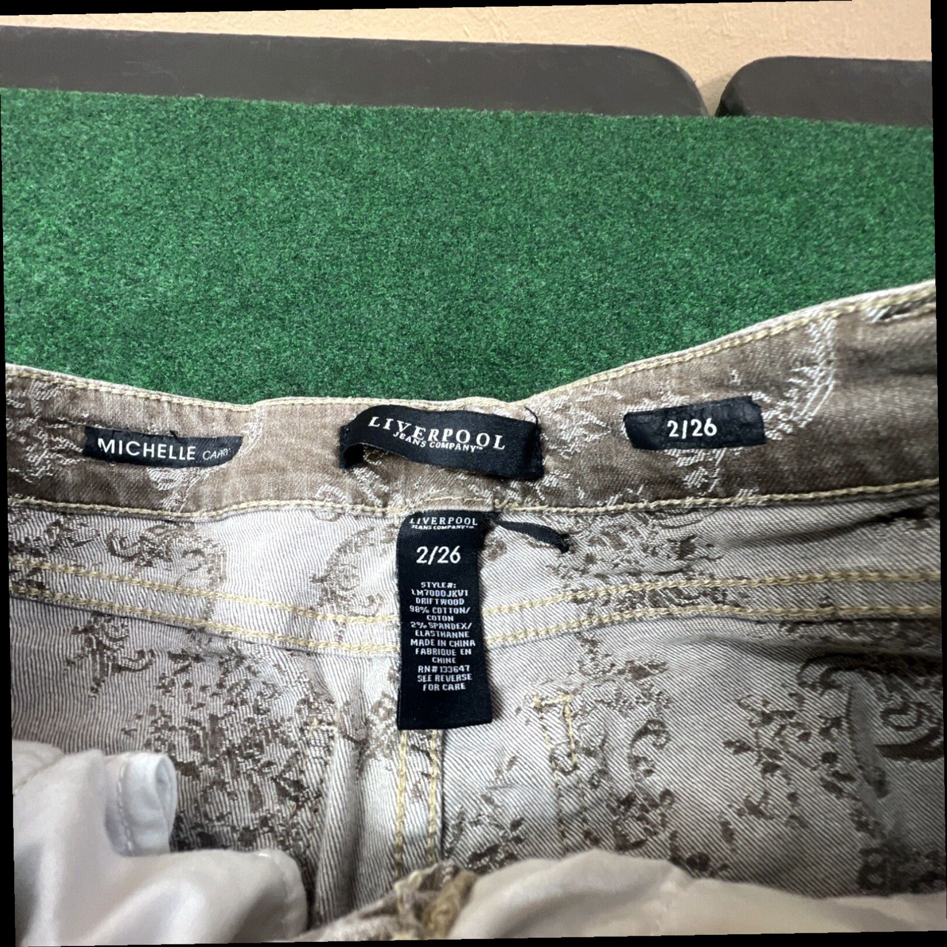 Vintage Liverpool Michele Capri Pants Size 2/26 Womens Size 26" / US 2 / IT 38 - 7 Thumbnail