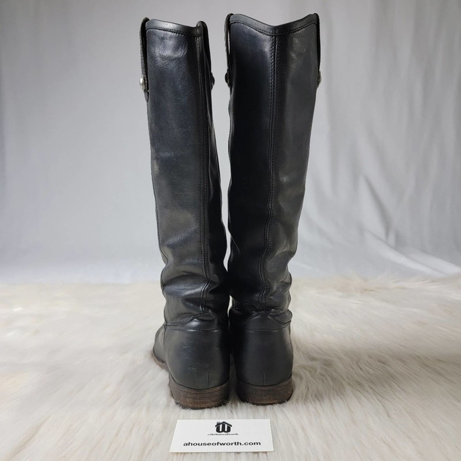Frye Frye Melissa Knee High Leather Boots in Black - 7 Size US 7 / IT 37 - 10 Thumbnail