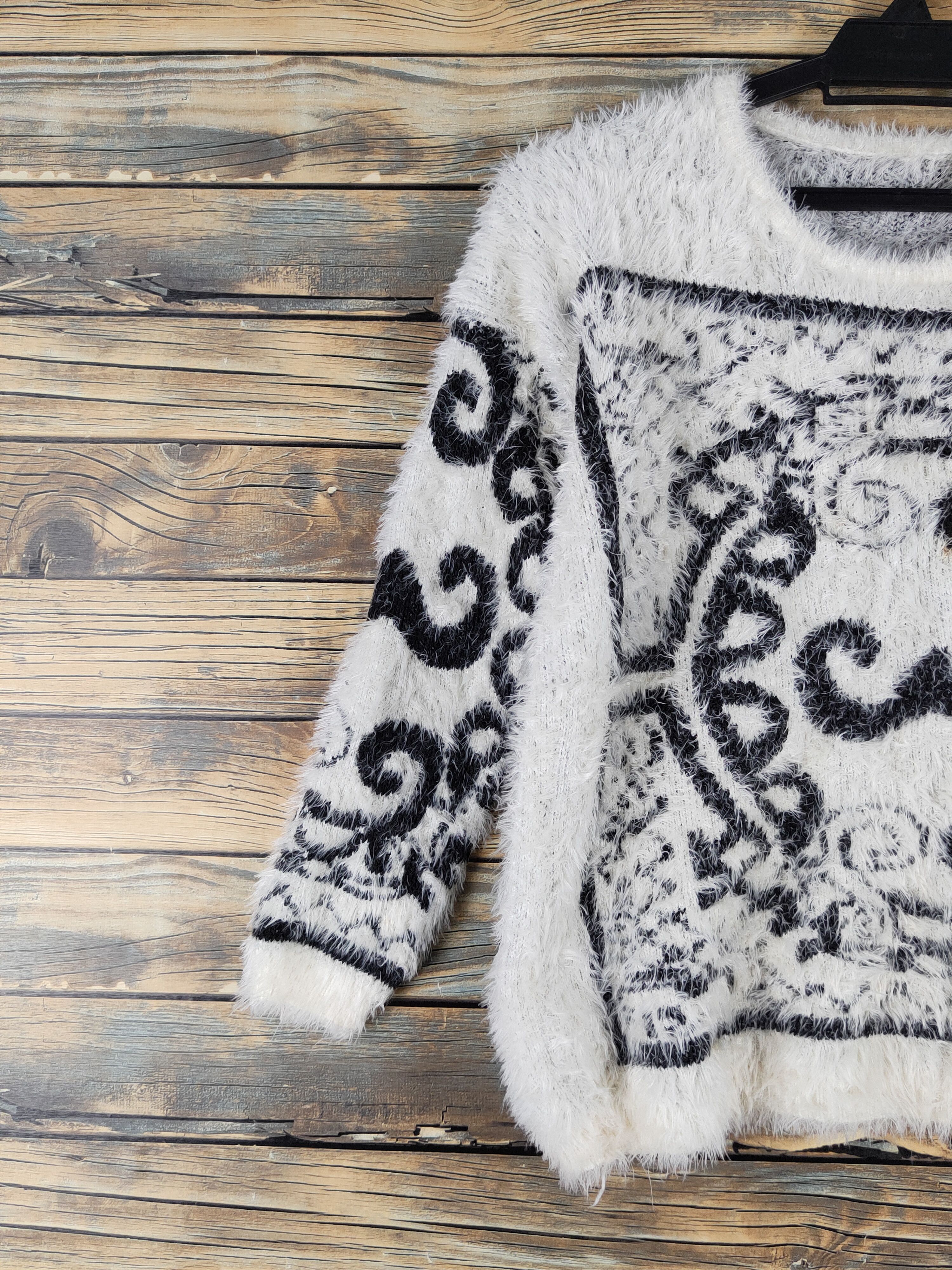 Japanese Brand Japanese Brand Ivory Shag Shaggy Fur Mohair Knitwear #W1947 Size S / US 4 / IT 40 - 3 Thumbnail