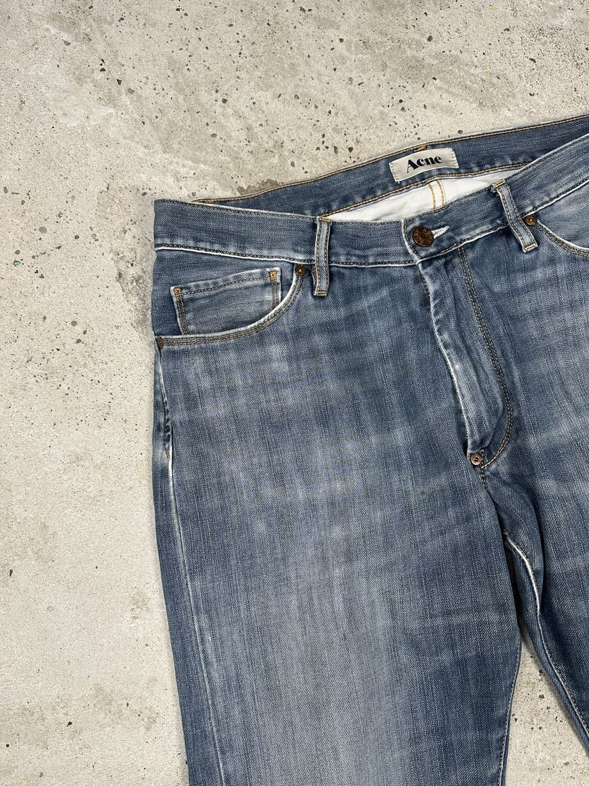Acne Studios × Vintage Vintage Acne Studios Mod New Shaved Distressed Denim Jeans Size US 34 / EU 50 - 10 Thumbnail