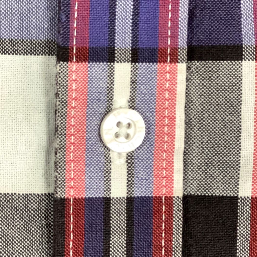 Vintage Cinch Western Shirt XL Adult Purple White Plaid Cowboy Work Shirt Size US XL / EU 56 / 4 - 5 Thumbnail
