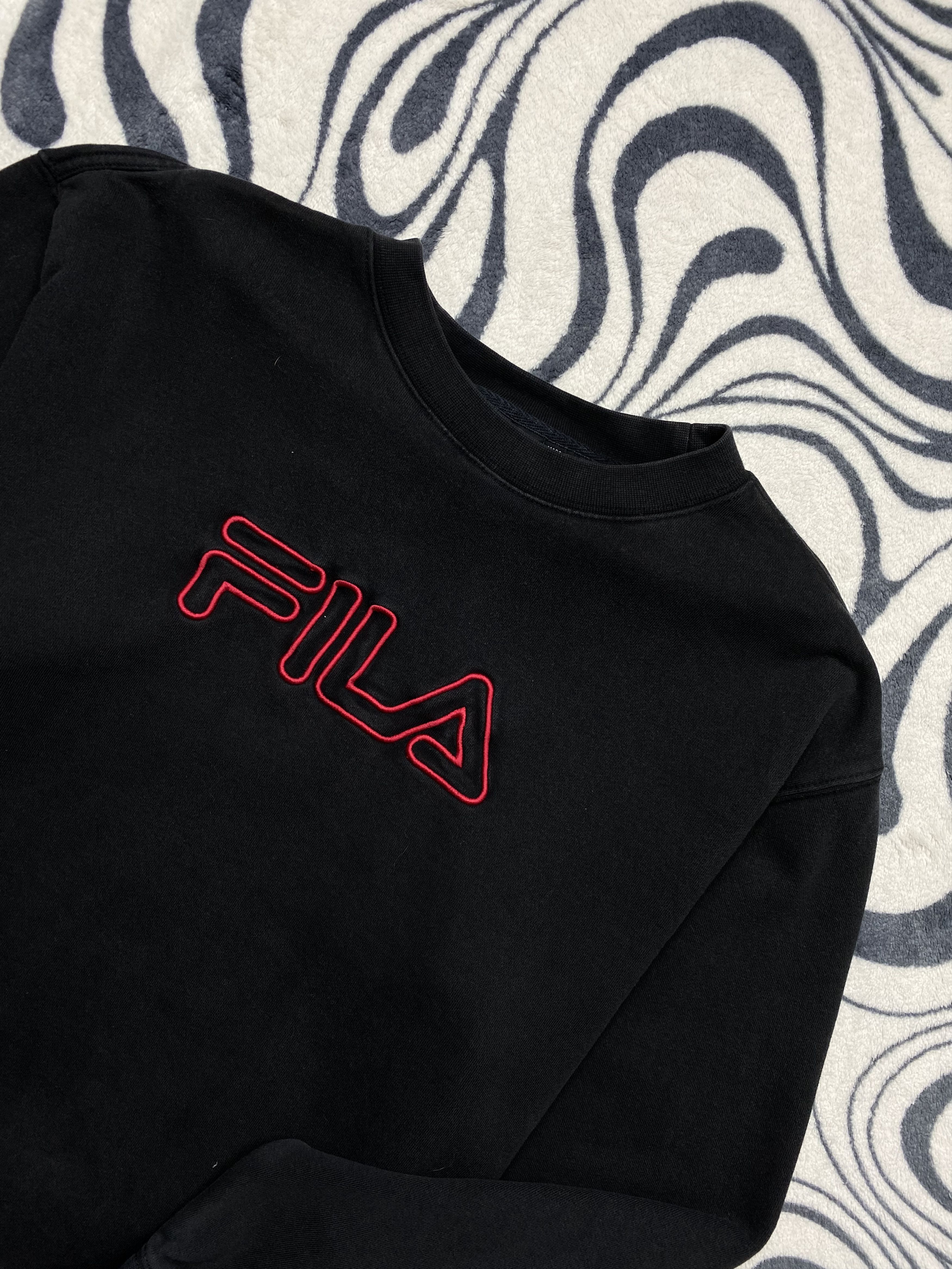 Fila Fila Vintage Mens Big Logo Sweatshirt Y2K Size US L / EU 52-54 / 3 - 2 Thumbnail