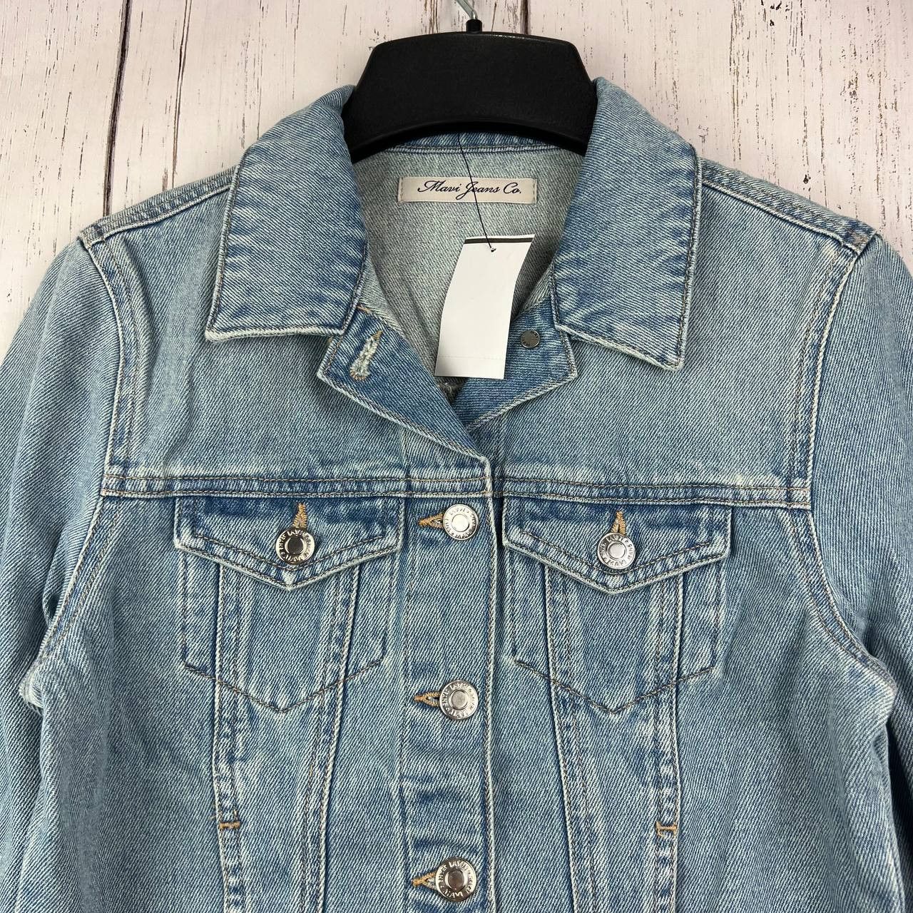 Mavi Mavi Small Cropped FIt Stretchable Denim Jeans Jacket Women Size S / US 4 / IT 40 - 3 Thumbnail
