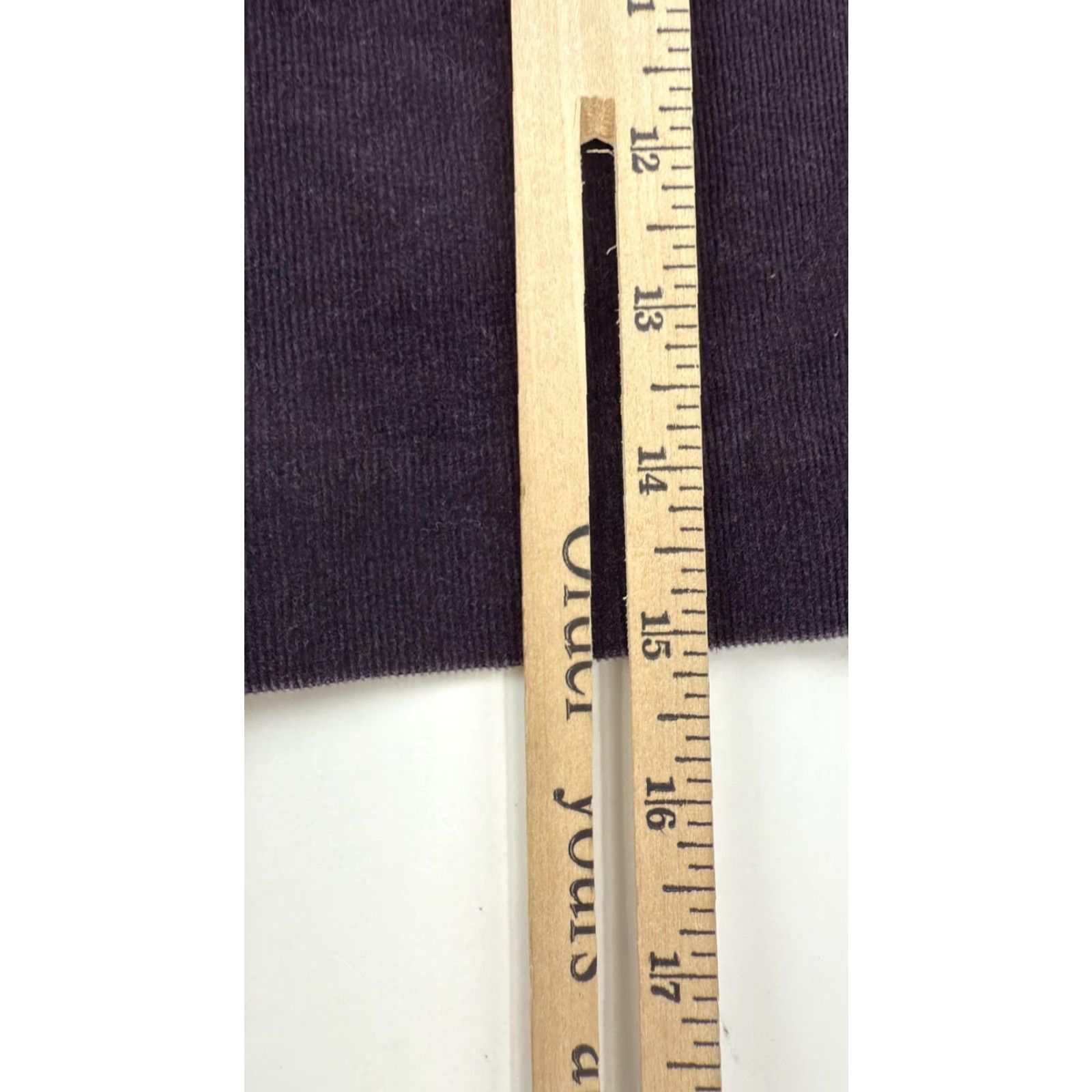 Banana Republic Banana Republic Skirt Womens 6 Purple Corduroy Mini Casual Pockets Zip Buttons Fall Winter Size 28" / US 6 / IT 42 - 6 Thumbnail