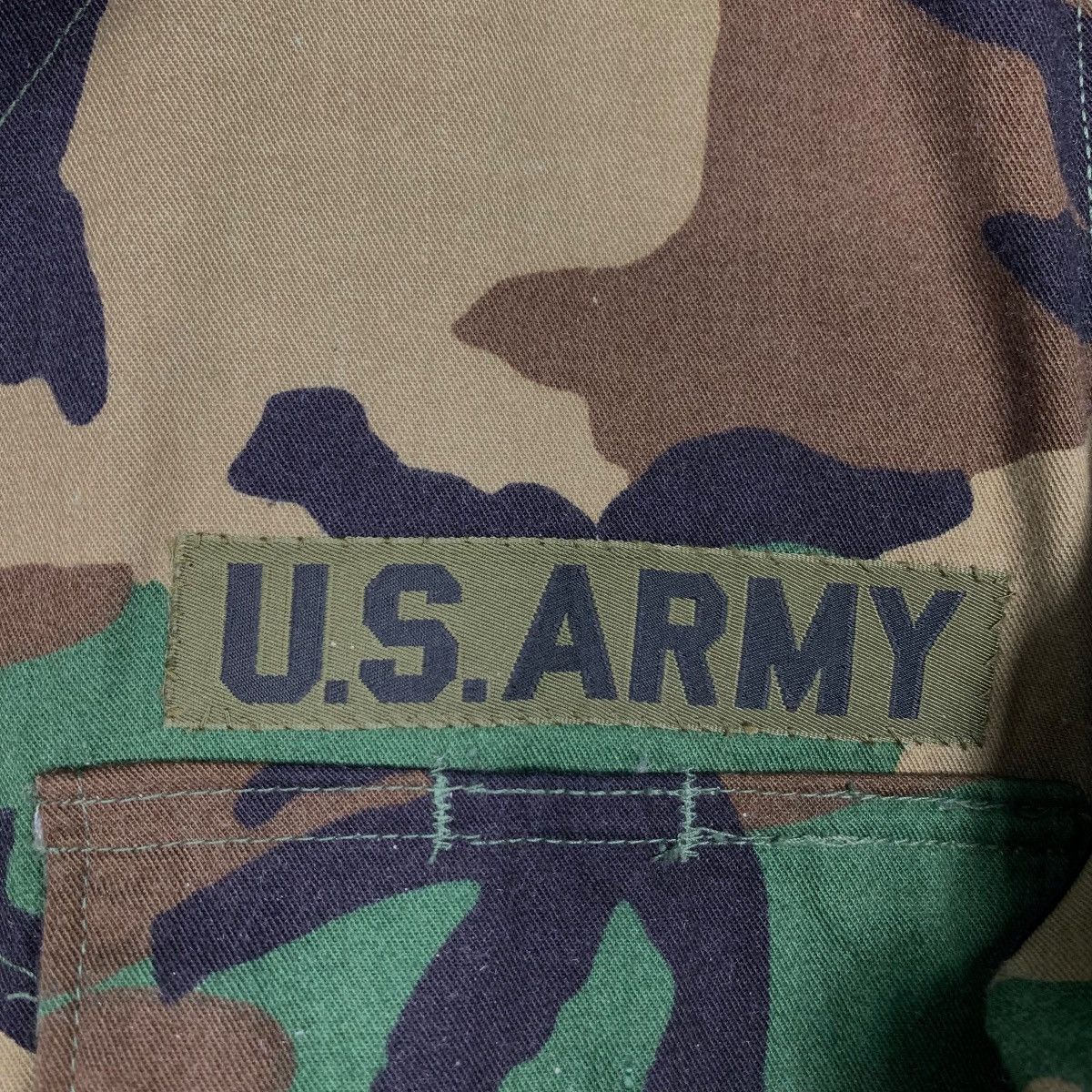 Vintage Vintage U.S ARMY Green Camo Combat Jacket #2591-C117 Size US S / EU 44-46 / 1 - 6 Thumbnail