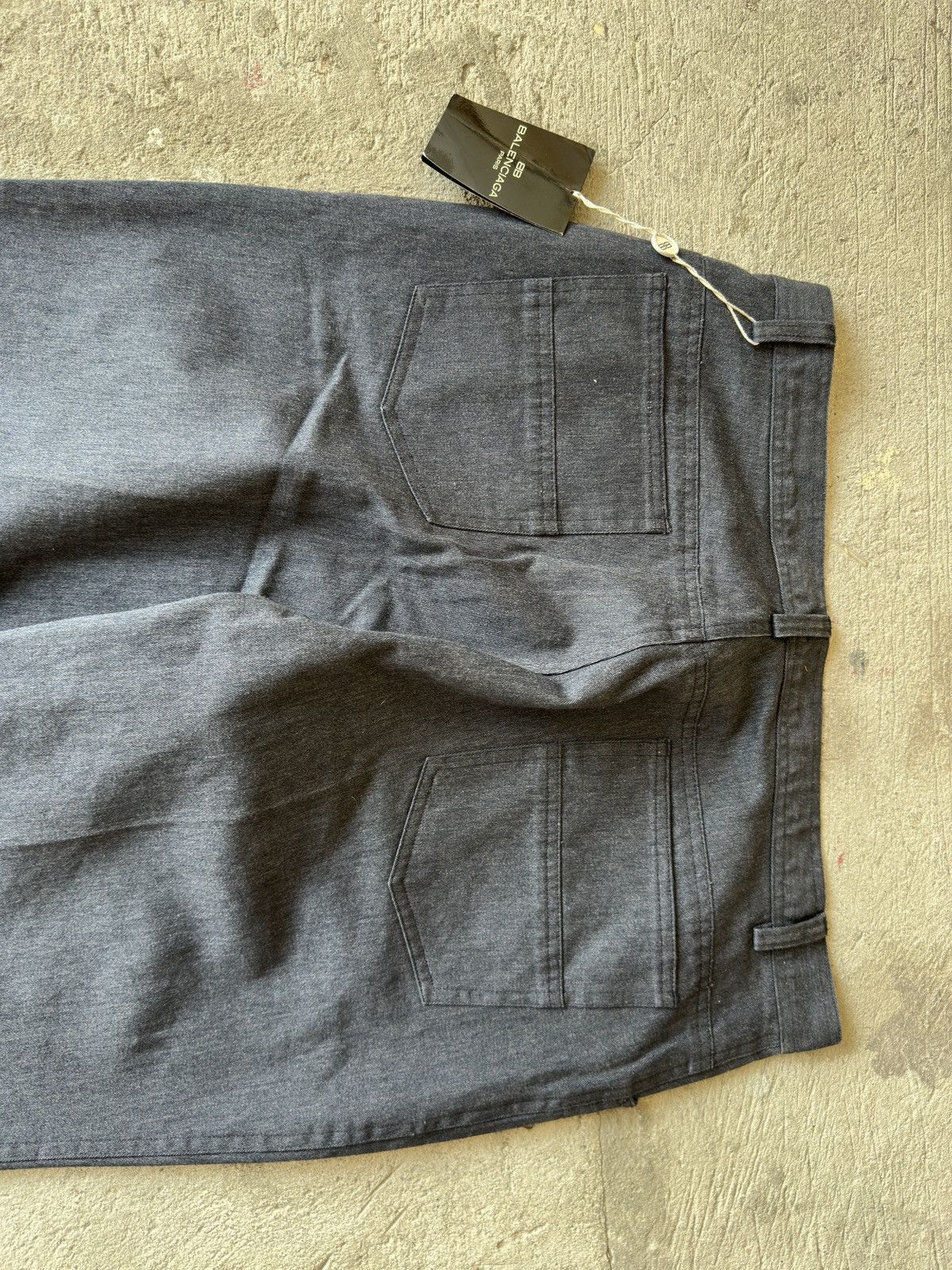 Balenciaga Vintage Balenciaga Dark Indigo Regular Fit Pants Size US 33 - 9 Thumbnail