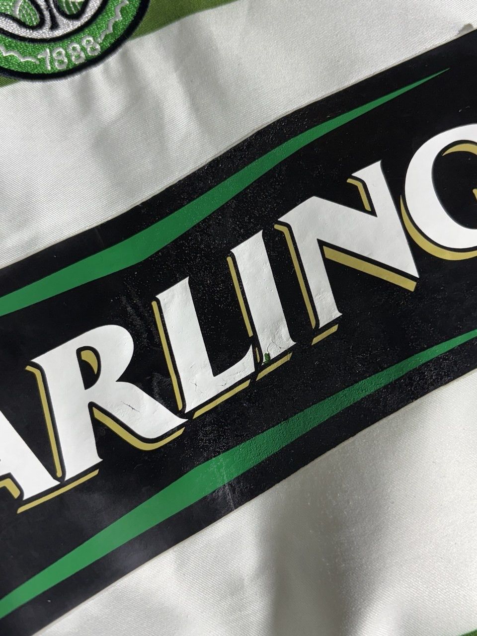 Nike 2009 Vintage Nike Celtic Soccer Jersey Carling Scottish Size US XL / EU 56 / 4 - 7 Thumbnail