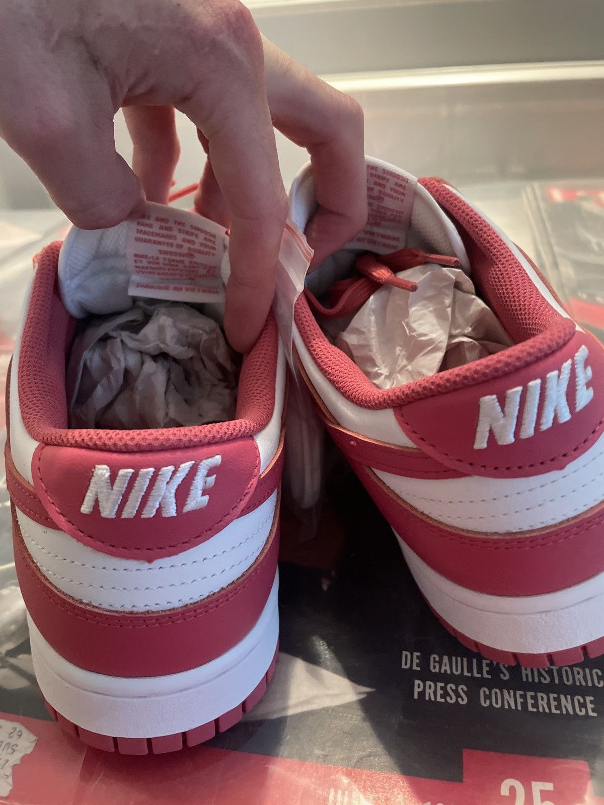 Nike Nike Dunk Low Archaeo Pink (Womans) Size US 12 / EU 45 - 5 Thumbnail