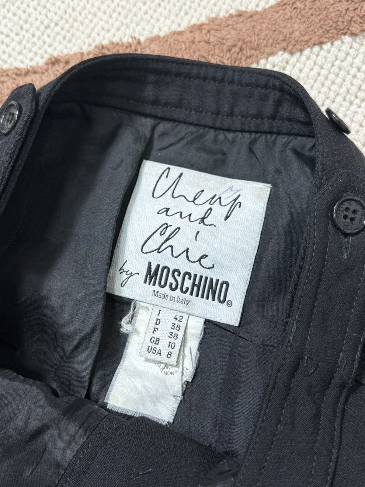 MOSCHINO CHEAP AND CHIC CARGO CLASSIC SKIRT