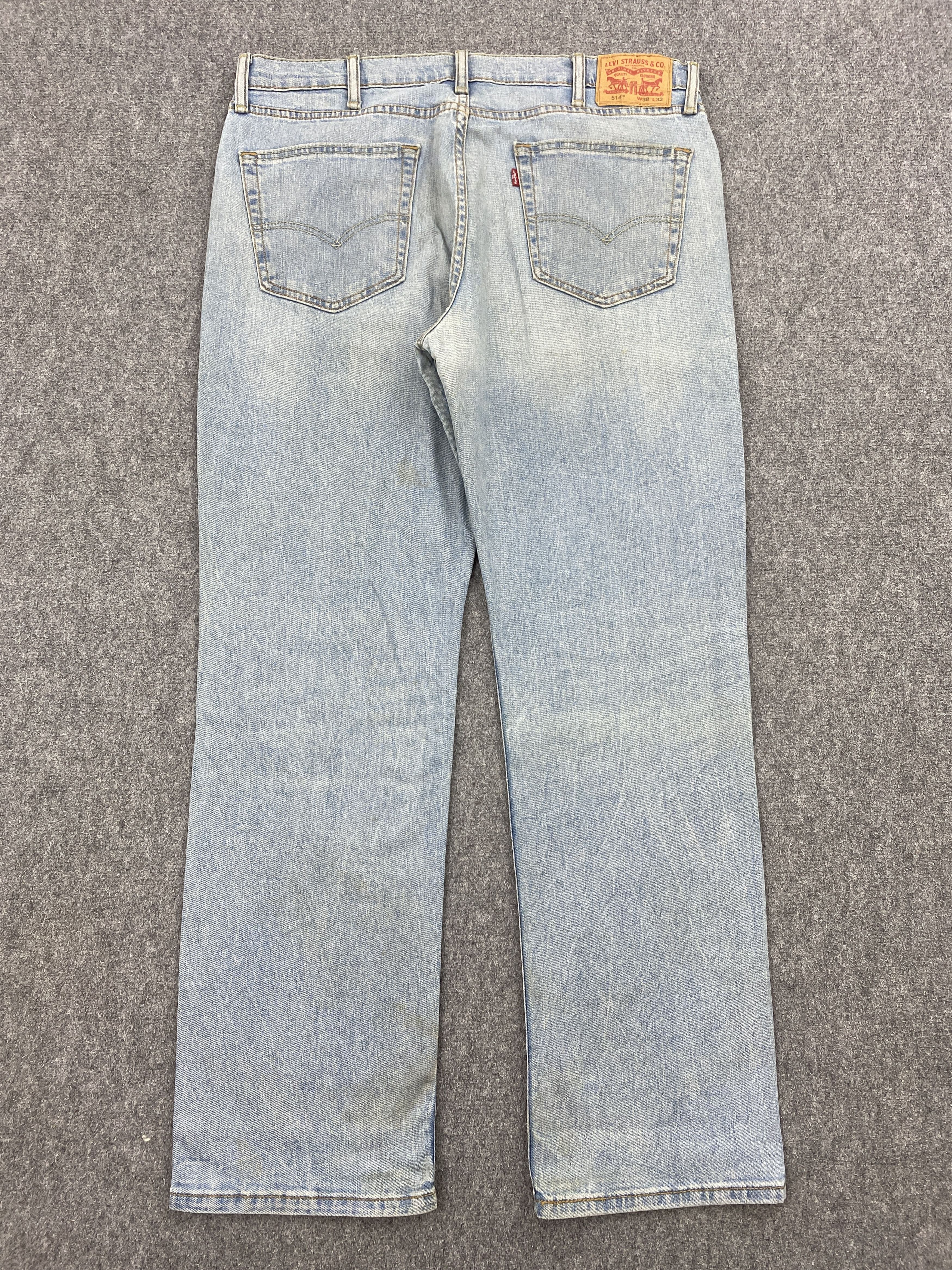 Levi's × Vintage Faded Blue Vintage Levis 514 Jeans Size US 37 - 3 Thumbnail