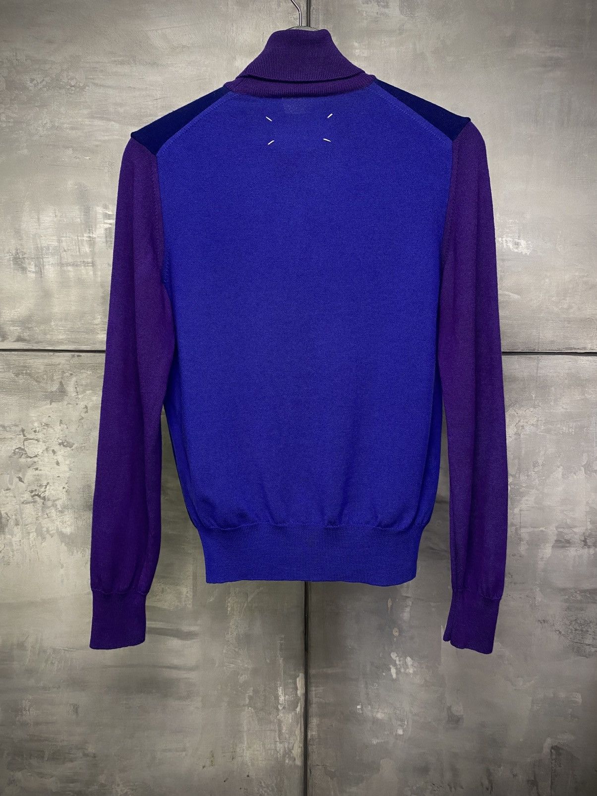 Maison Margiela Artisanal Rare Three Color Turtleneck S-M Size US M / EU 48-50 / 2 - 1 Thumbnail