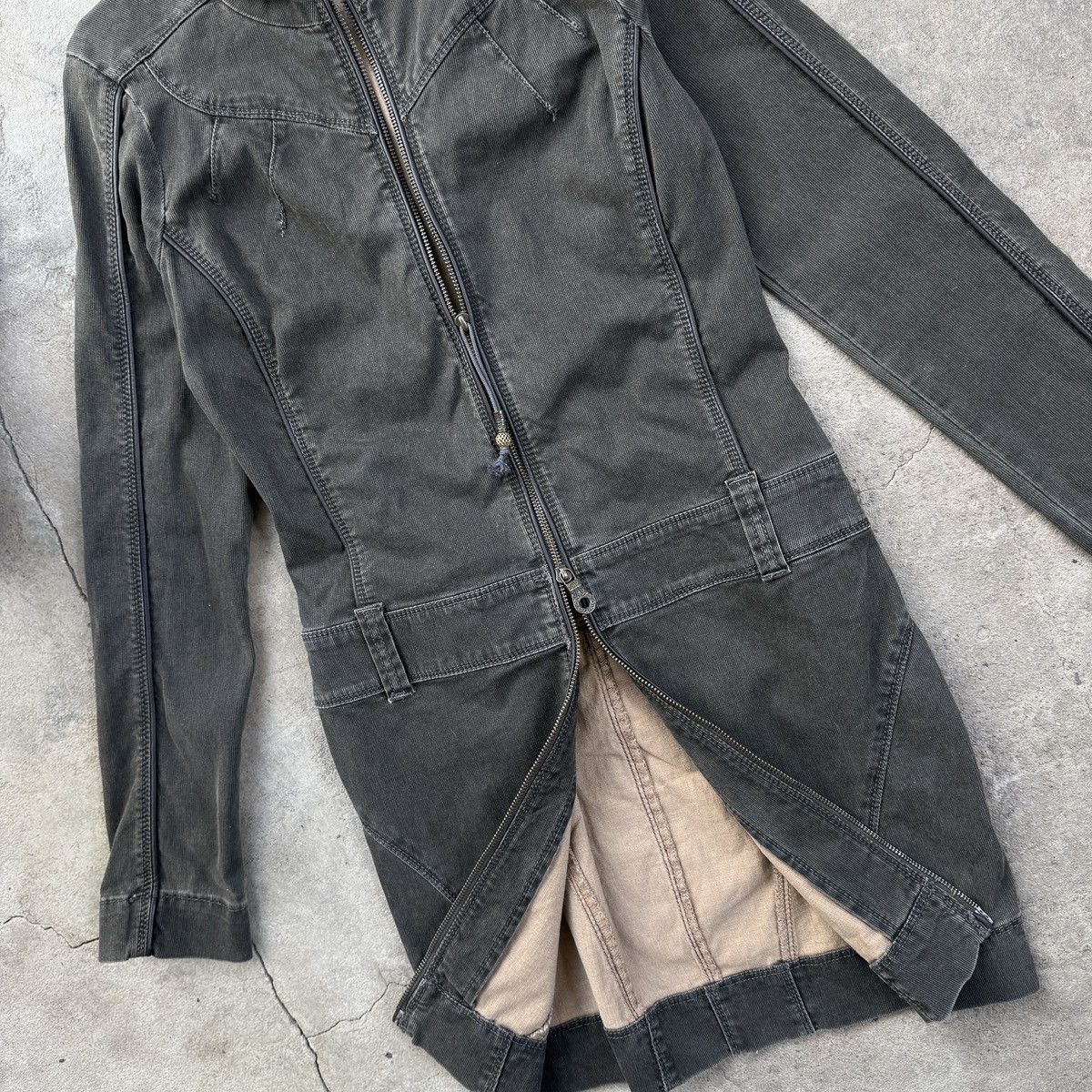 Diesel Diesel Grey Slim Avant Garde Coat Size M / US 6-8 / IT 42-44 - 6 Thumbnail
