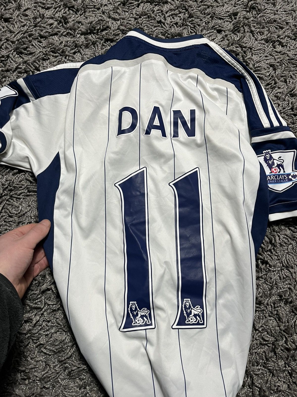 Adidas ADIDAS WEST BROMWICH ALBION 2014/15 DAN #11 TRIKOT JERSEY Size US M / EU 48-50 / 2 - 6 Thumbnail
