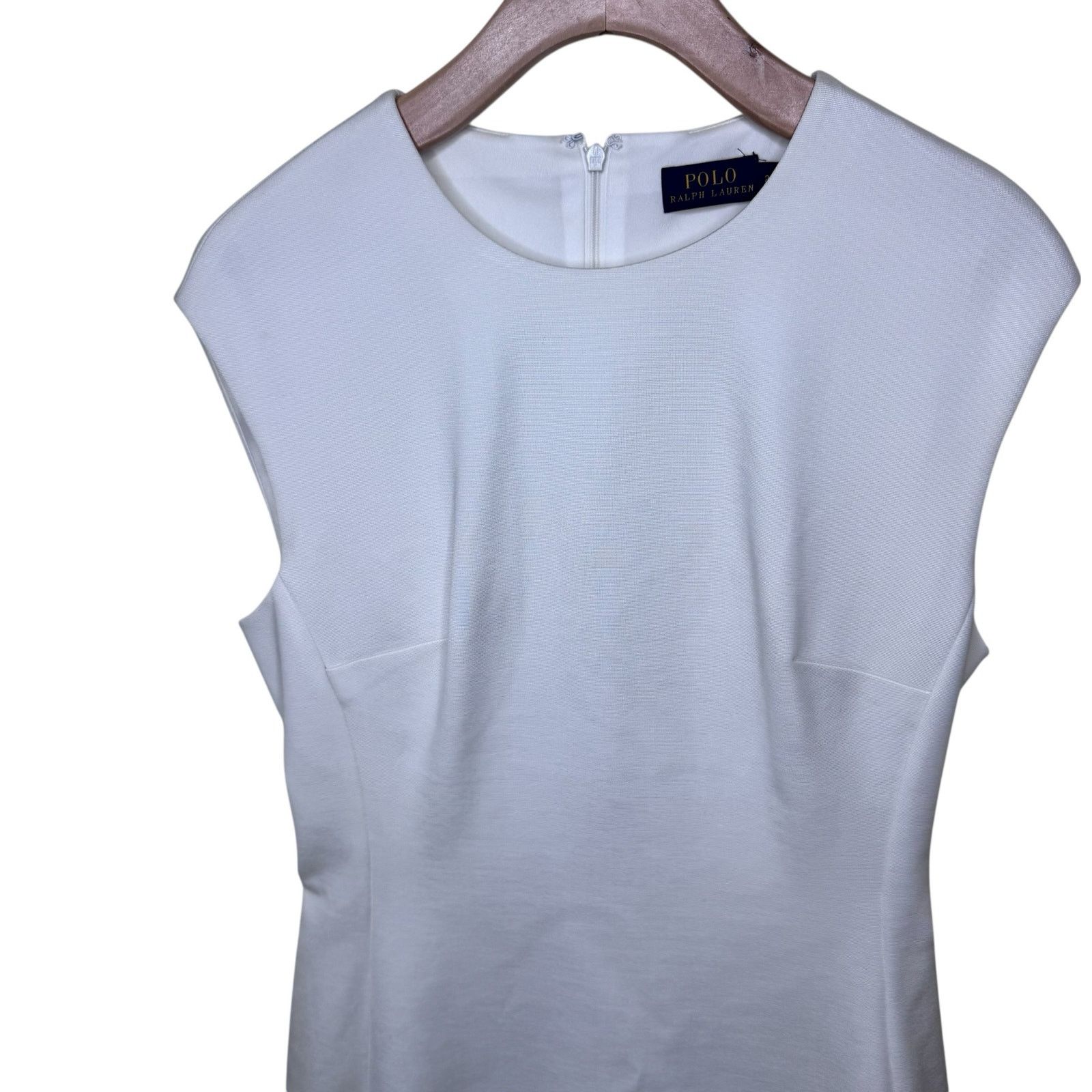 Polo Ralph Lauren POLO Ralph Lauren Ruffled Ponte Cap Sleeve Mini Dres Size XS / US 0-2 / IT 36-38 - 5 Thumbnail