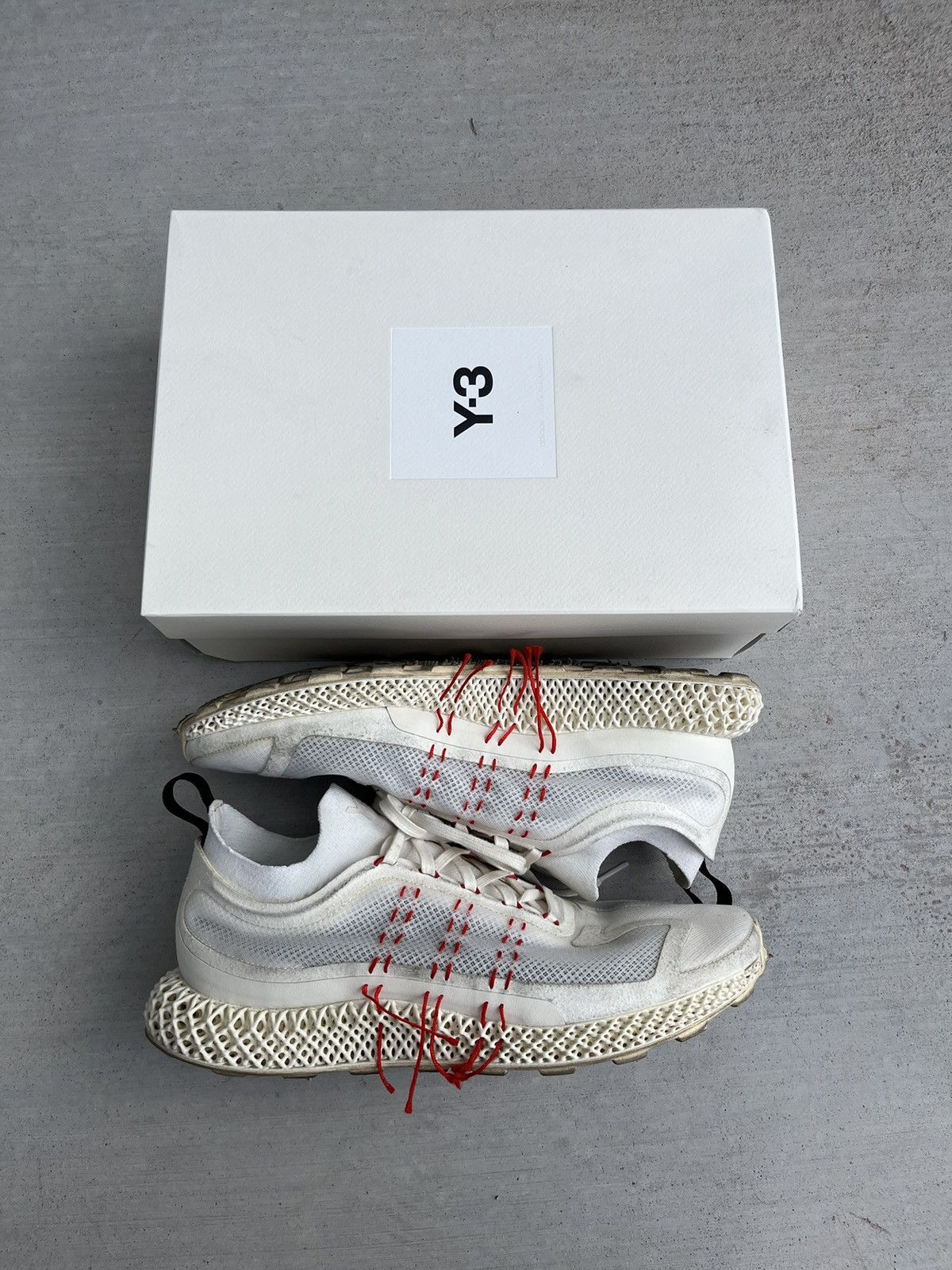 Adidas × Y-3 × Yohji Yamamoto Adidas Y-3 Yohji Yamamoto 4D Runner Halo Beige Japan y2k Size US 11.5 / EU 44-45 - 2 Thumbnail