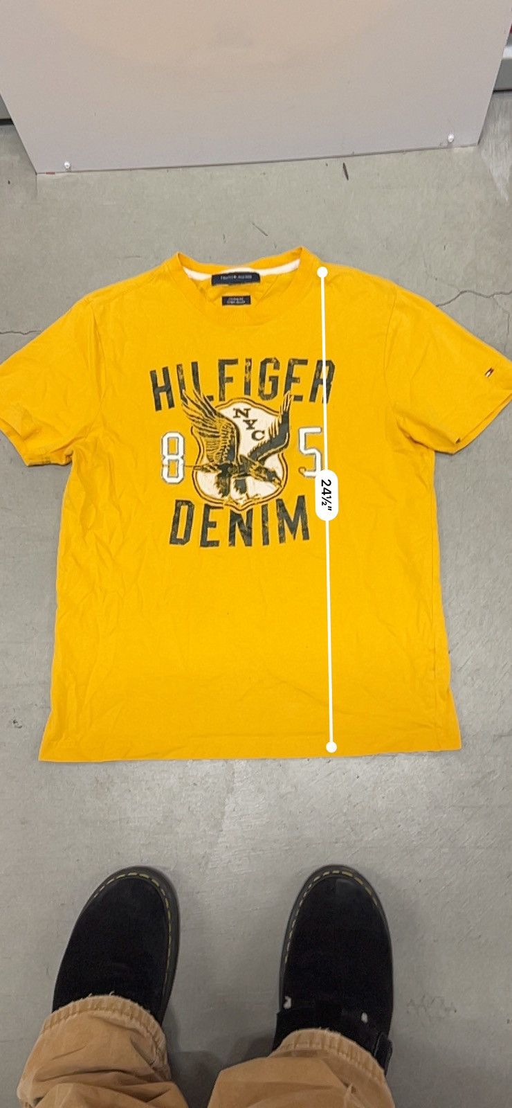 Tommy Hilfiger Vintage NYC Hilfiger Denim Graphic Tee Size US S / EU 44-46 / 1 - 5 Thumbnail