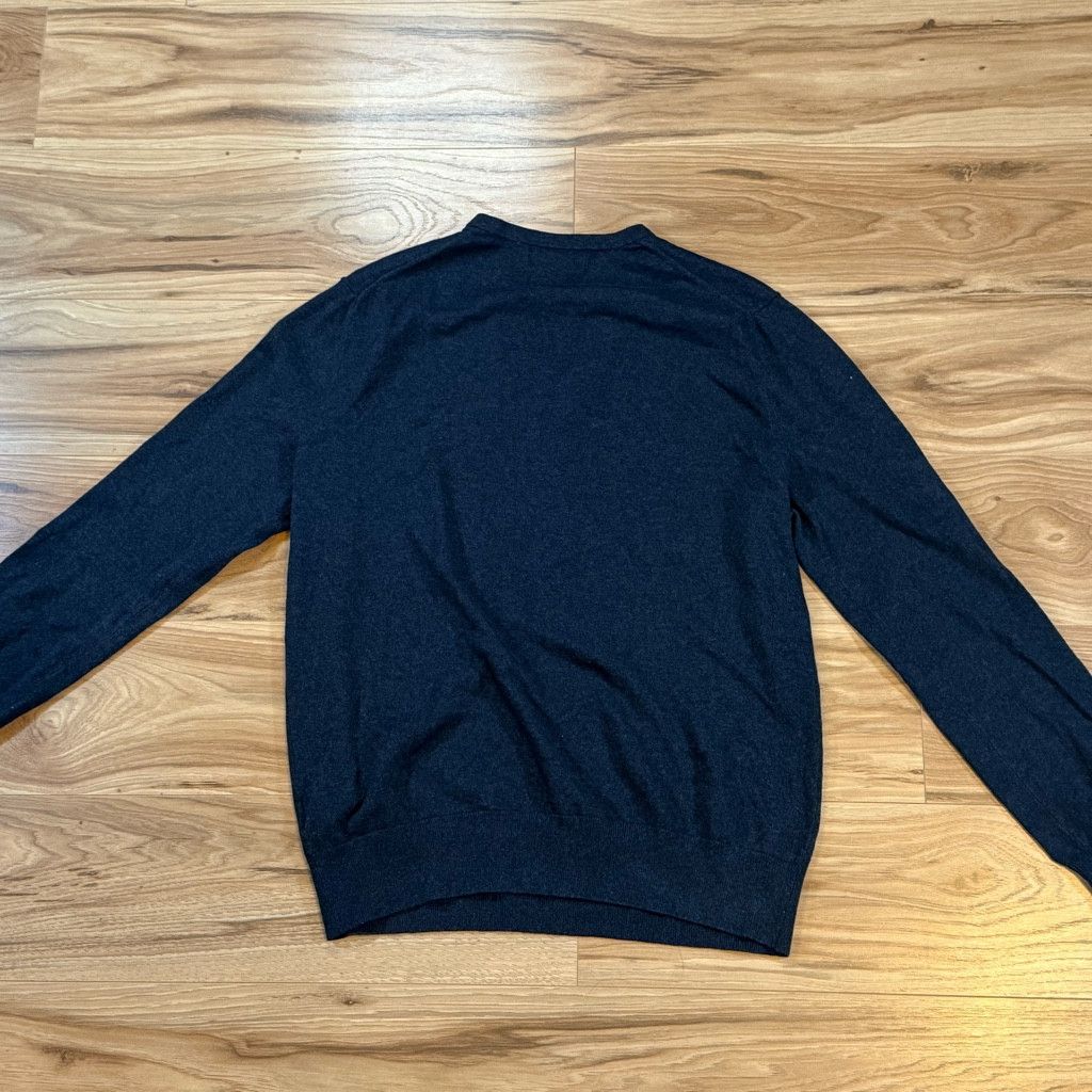 Banana Republic Banana Republic Men’s V-Neck Sweater Large Blue Size US L / EU 52-54 / 3 - 2 Thumbnail