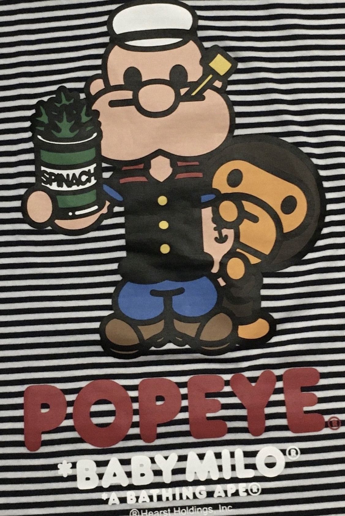 Bape Bape x Popeye Tee Size S / US 4 / IT 40 - 3 Thumbnail